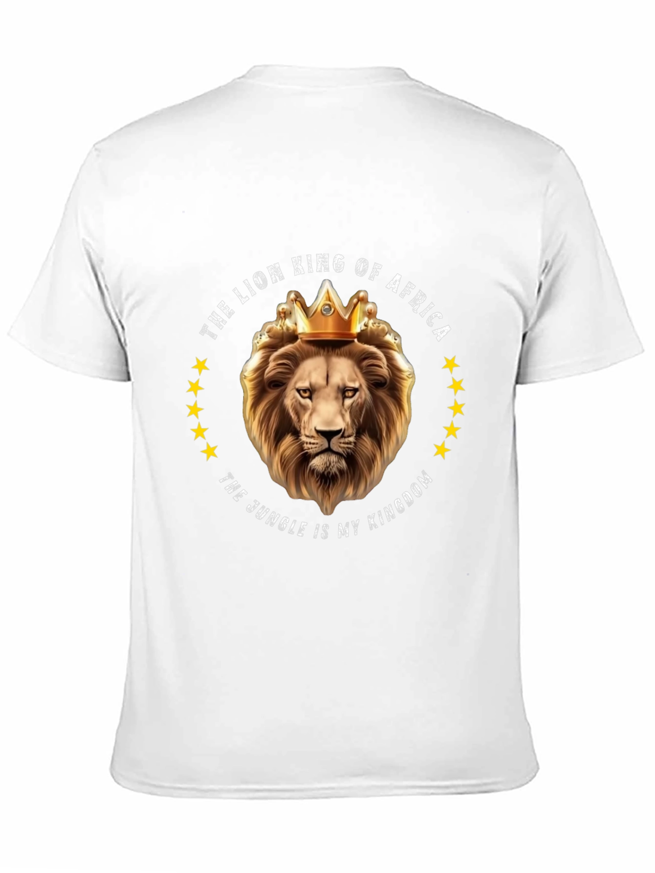 Black Lion King of Africa Graphic Tee view 11