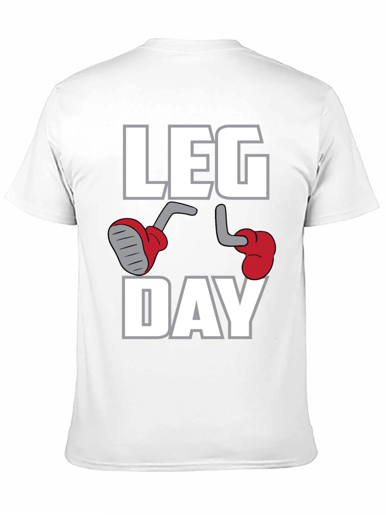 Black Leg Day Graphic T-Shirt - Gym & Workout Apparel view 11