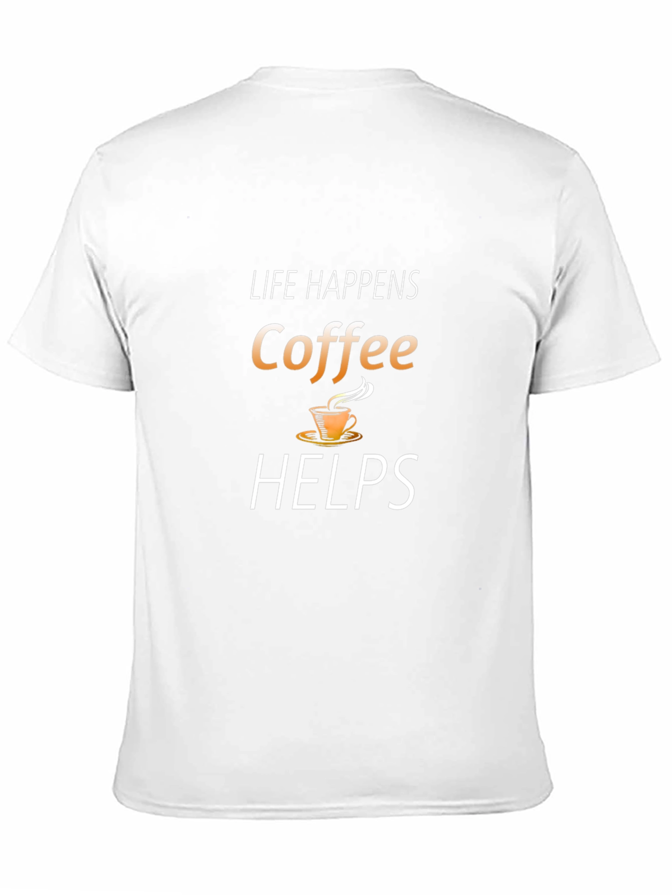 Black Life Happens Coffee Helps Graphic T-Shirt view 11