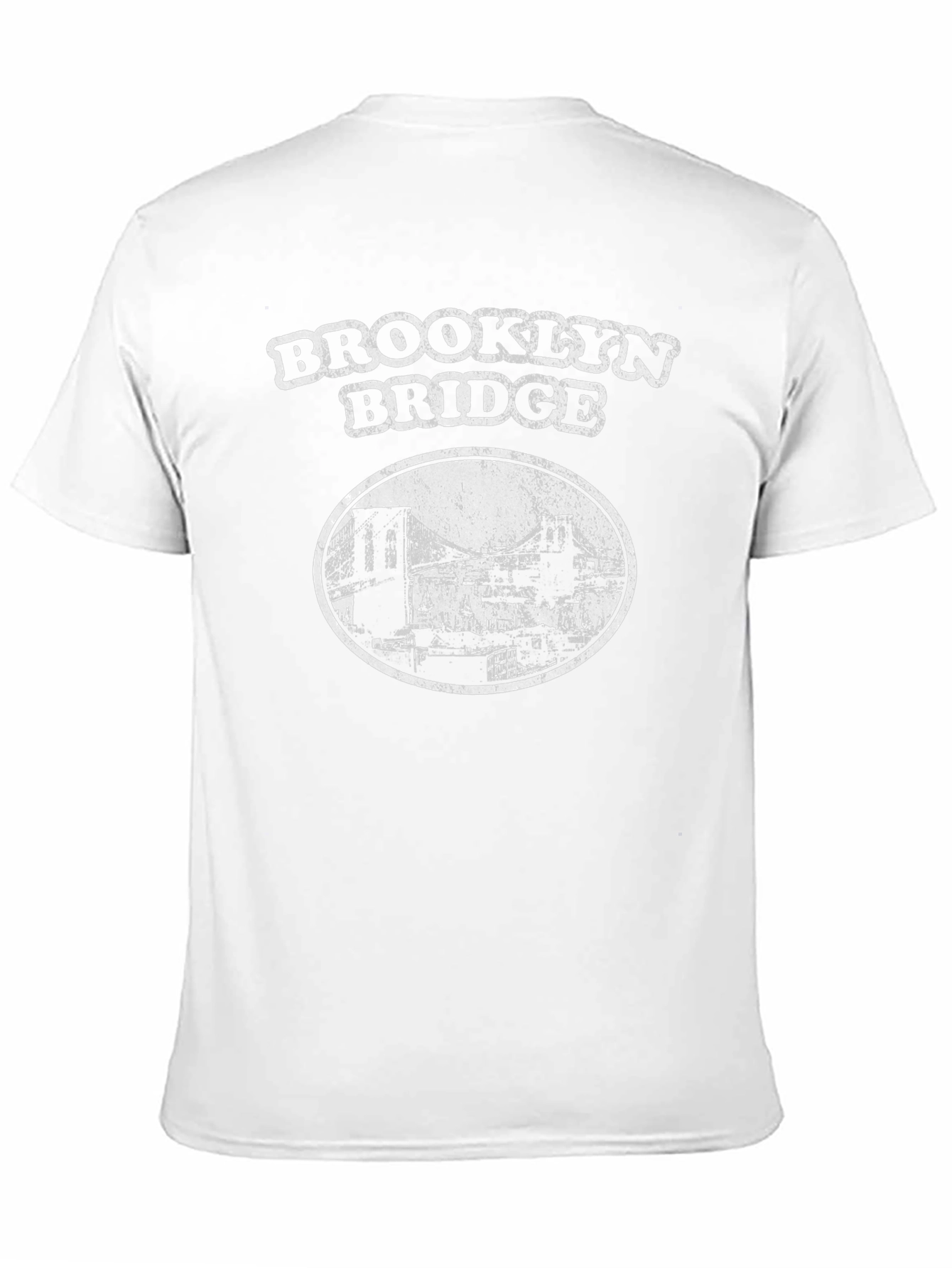 Black Brooklyn Bridge Graphic Tee - Black Cotton T-Shirt view 11