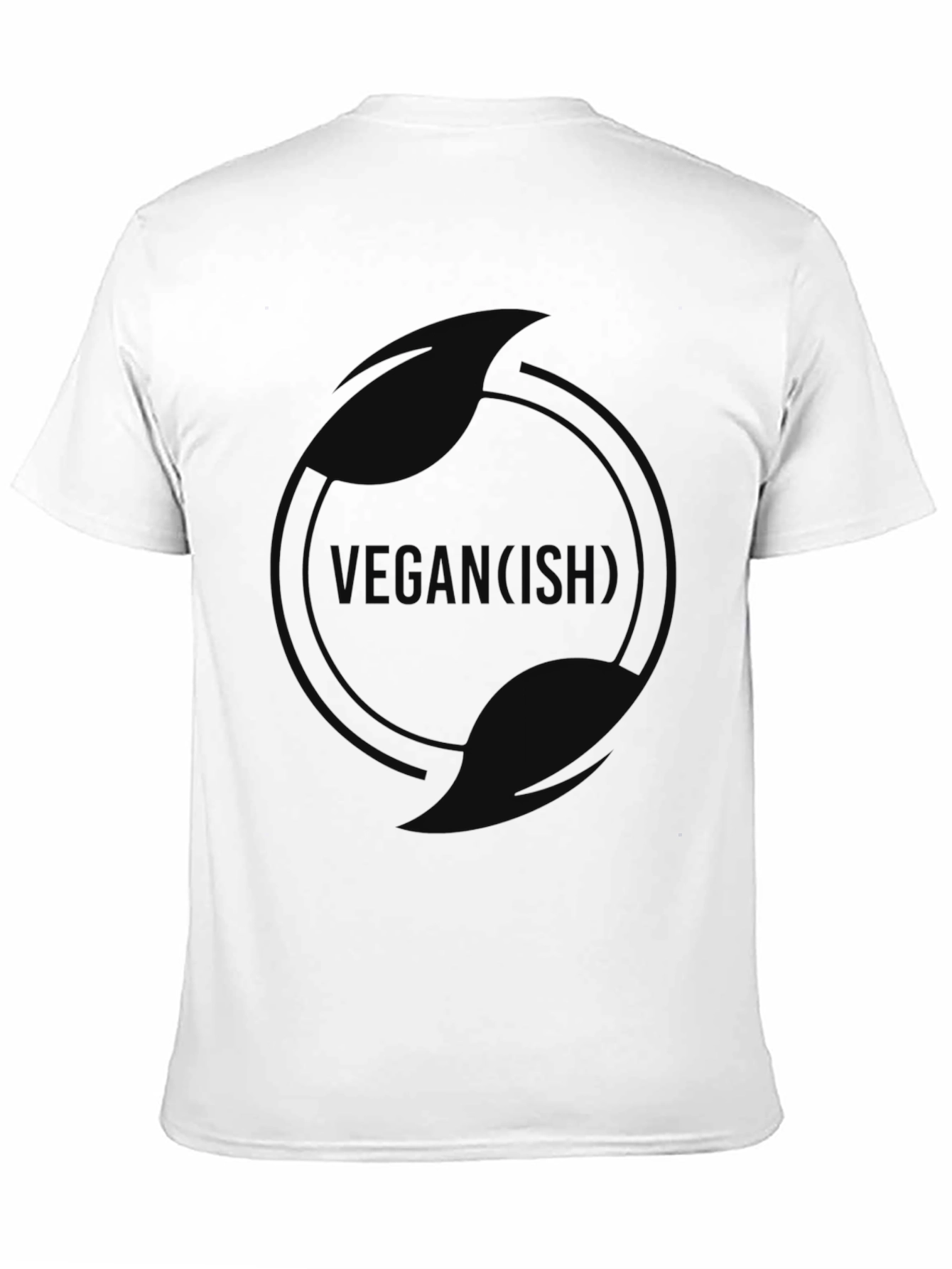Black Vegan-ish Black T-Shirt view 11