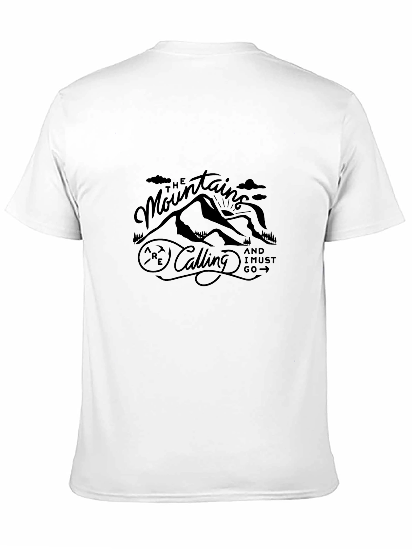 Black Mountains are Calling T-Shirt - Adventure Awaits! view 11