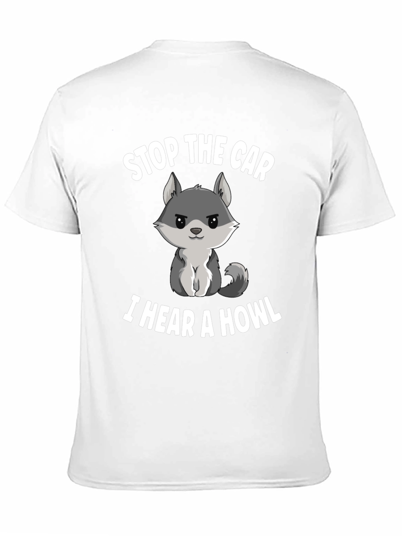 Black Stop the Car, I Hear a Howl T-Shirt view 11