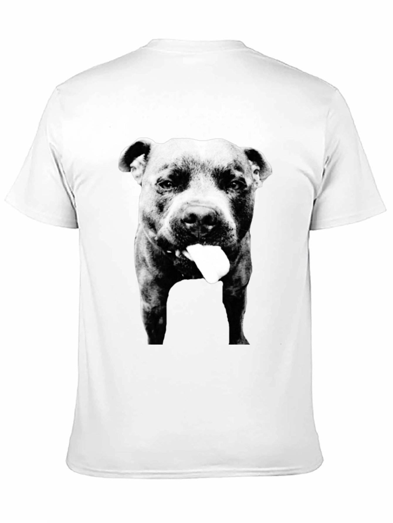Black Pitbull Tongue Out Graphic Tee view 11