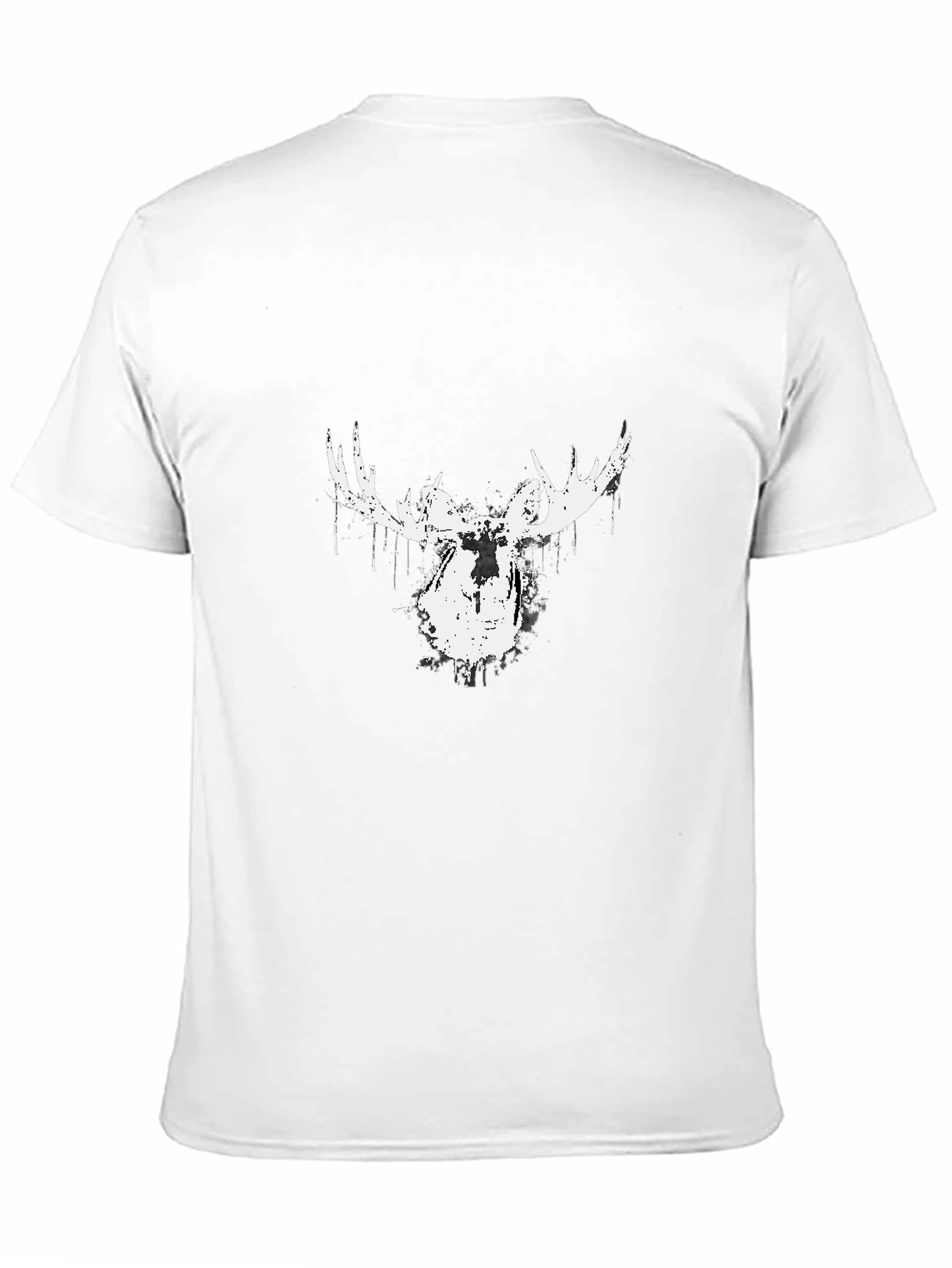 Black Black Moose Graphic T-Shirt for Men view 11