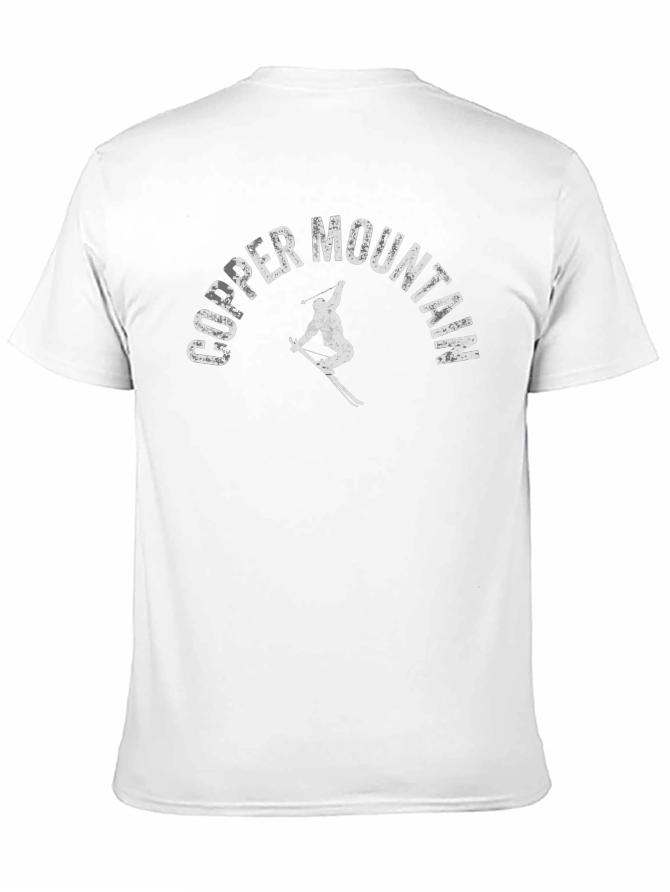 Black Copper Mountain Skier Graphic Tee - Black Cotton Blend view 11
