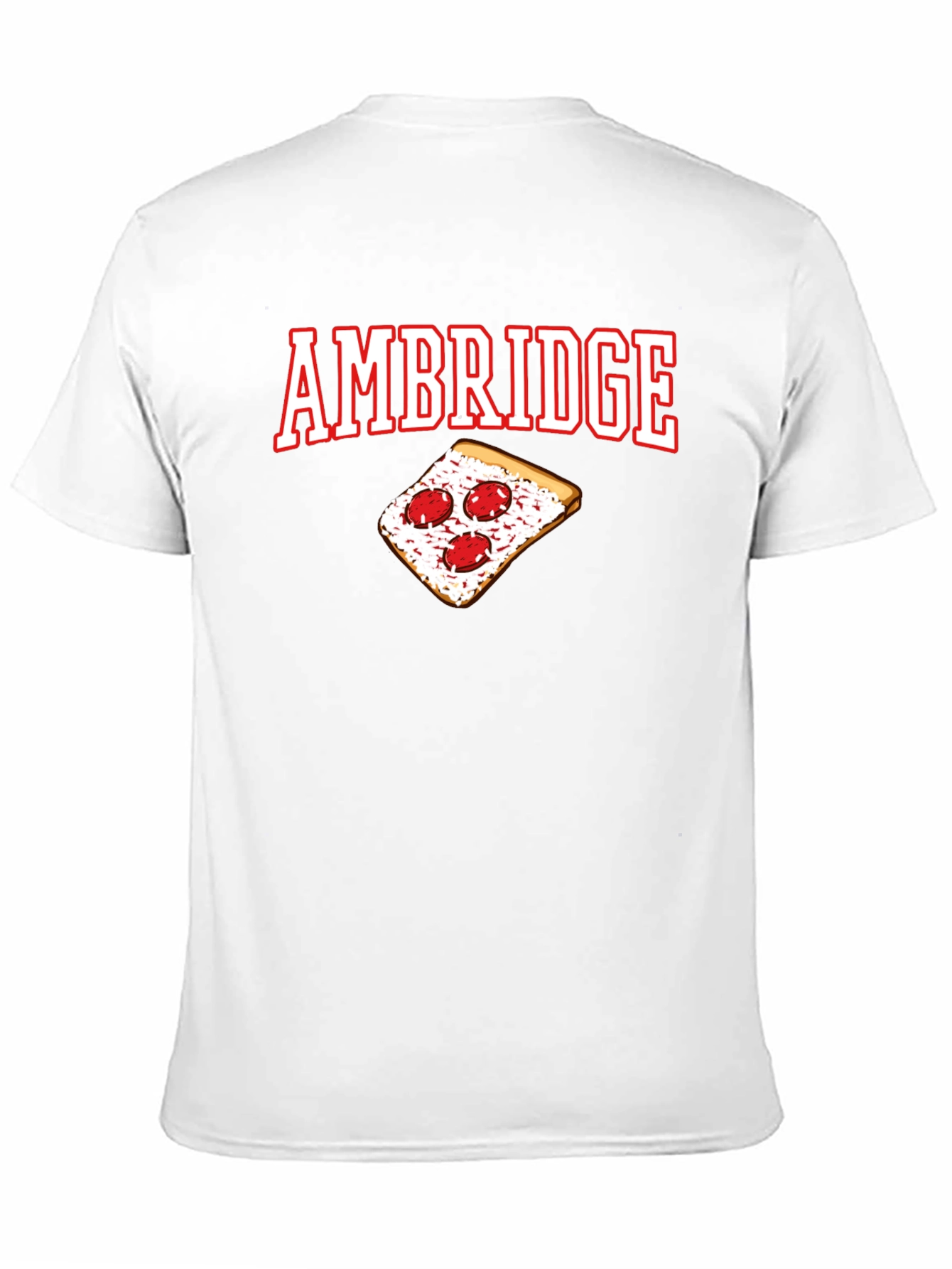 Black Ambridge Pizza T-Shirt - Black Graphic Tee view 11