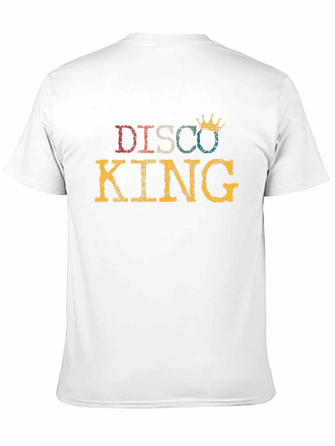 Black Disco King Vintage Style T-Shirt view 11