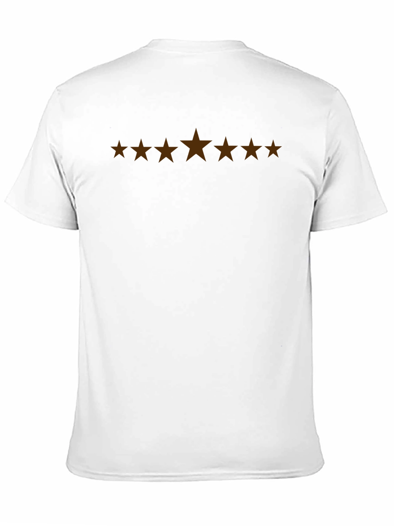 Black Stylish Black Tee with Star Graphic view 11