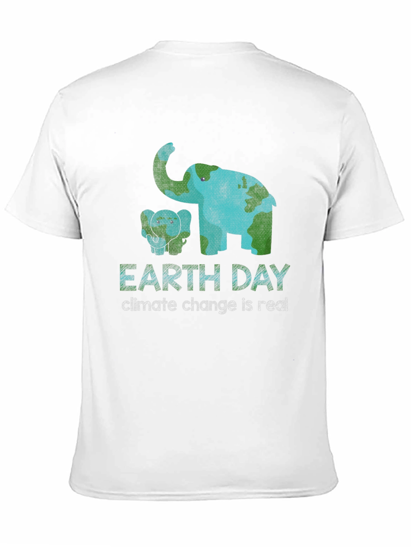 Black Earth Day Climate Change Awareness T-Shirt view 11