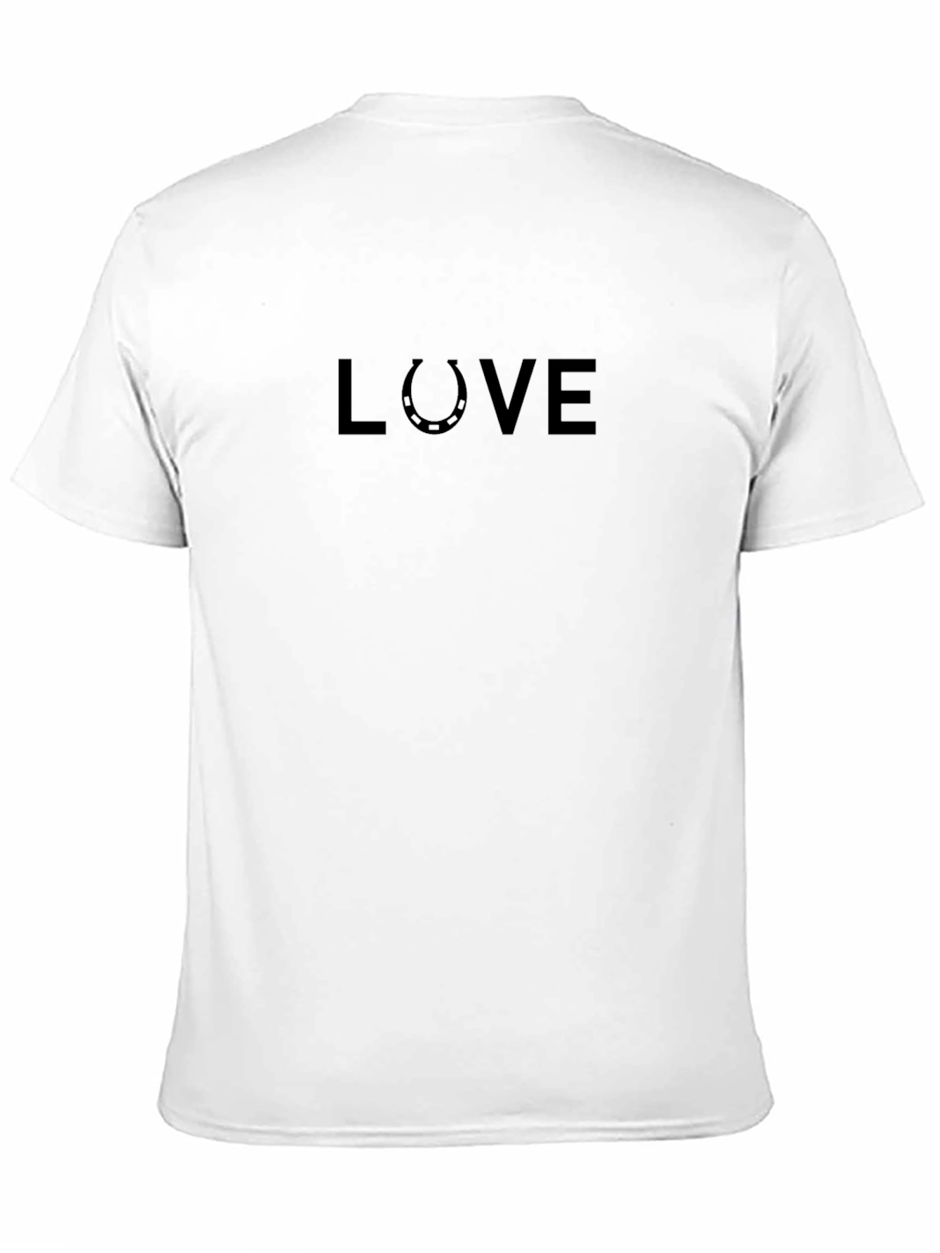 Love Horseshoe Graphic Tee - Black - 11