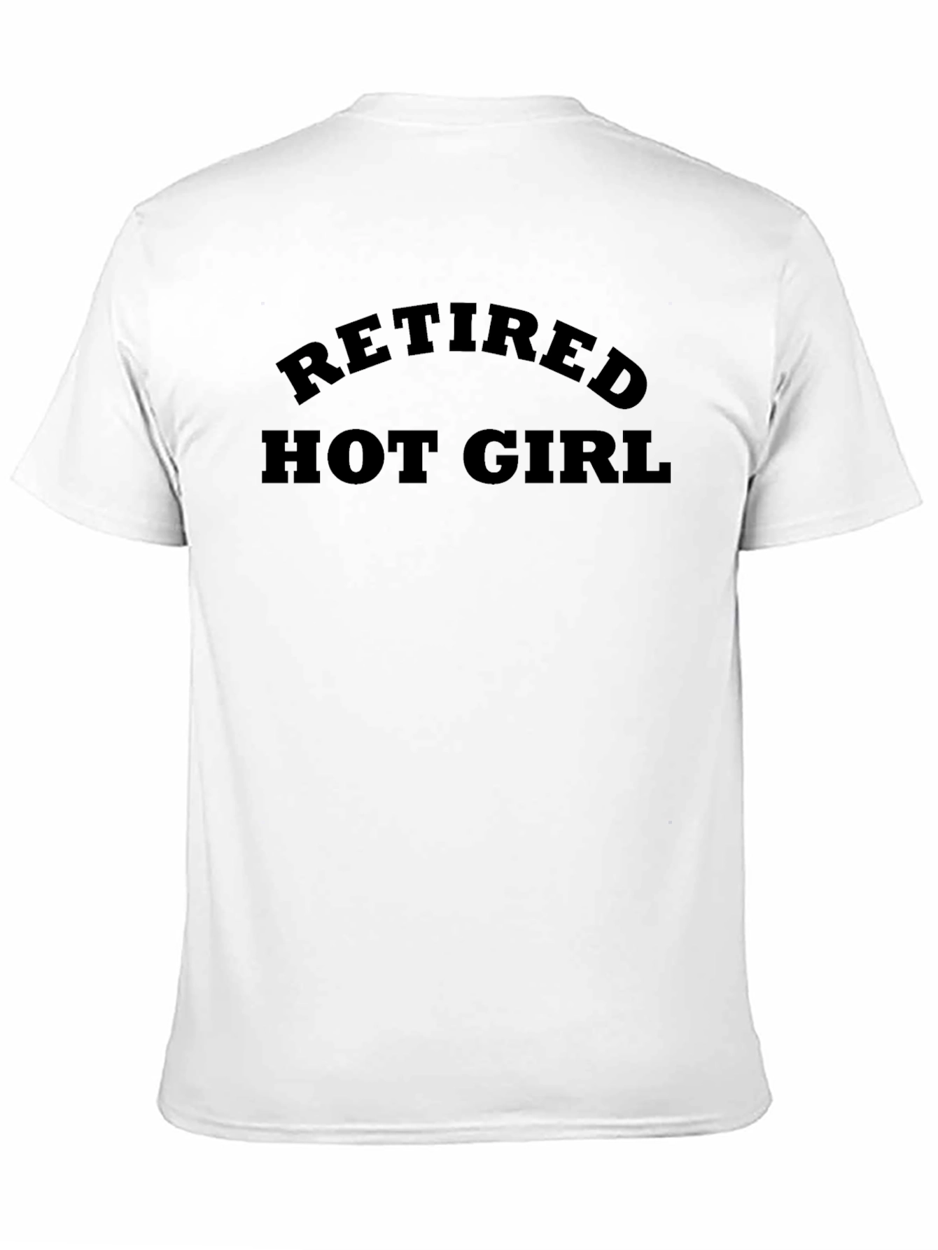 Black Retired Hot Girl Graphic T-Shirt - Bold Statement Tee view 11