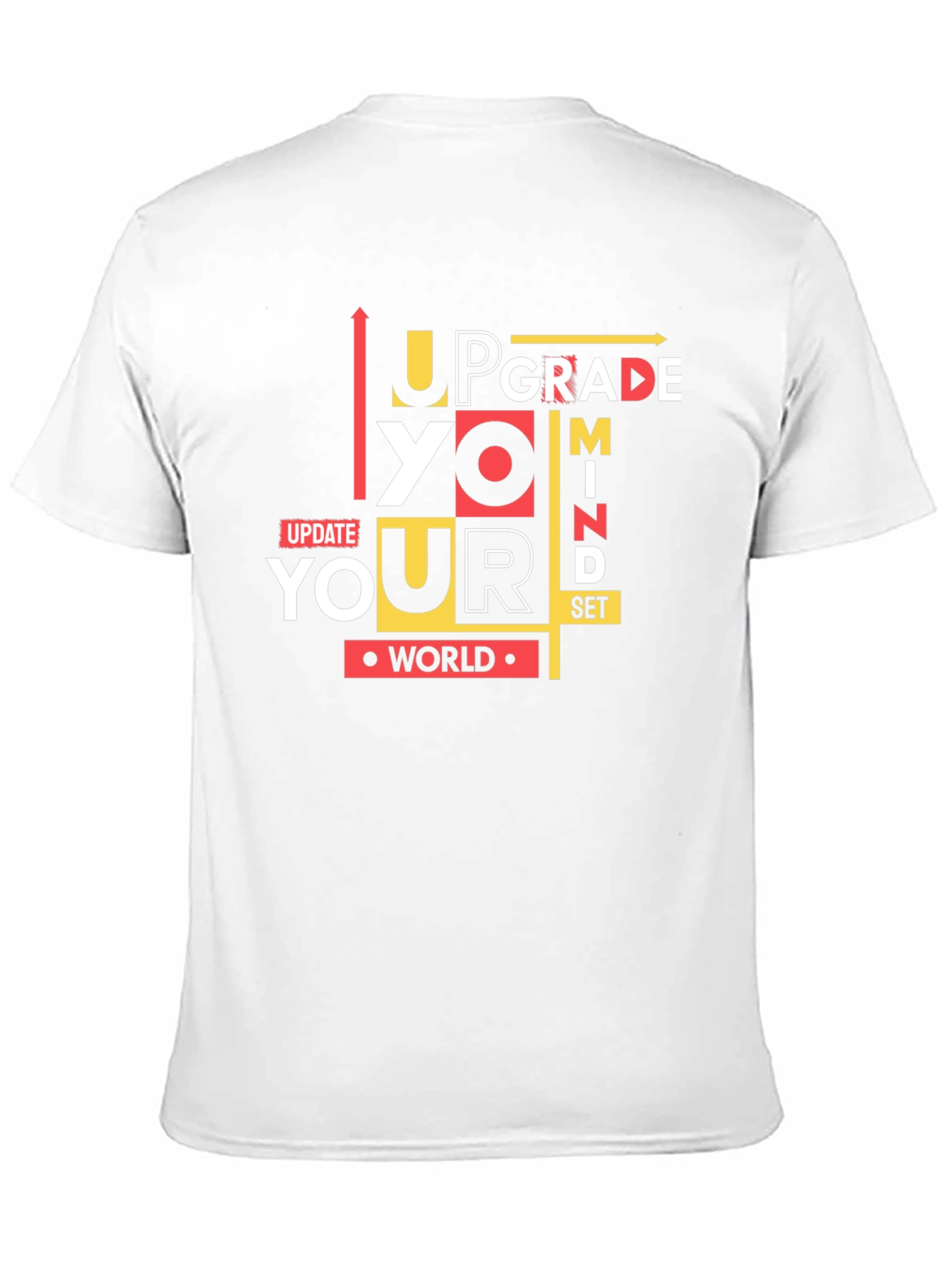 Black Upgrade Your Mindset Graphic T-Shirt view 11