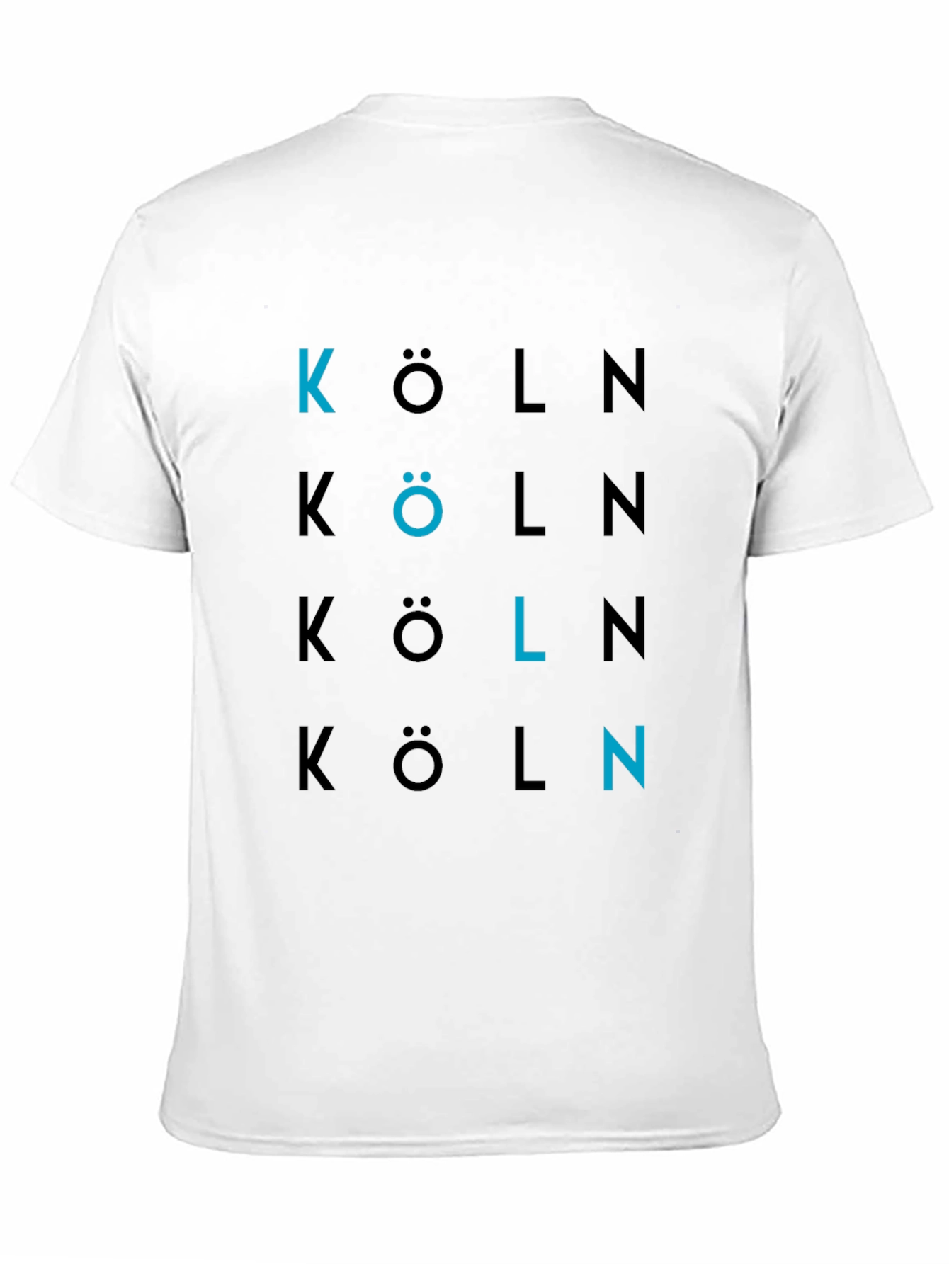 Black Köln Graphic Print Crew Neck T-Shirt view 11