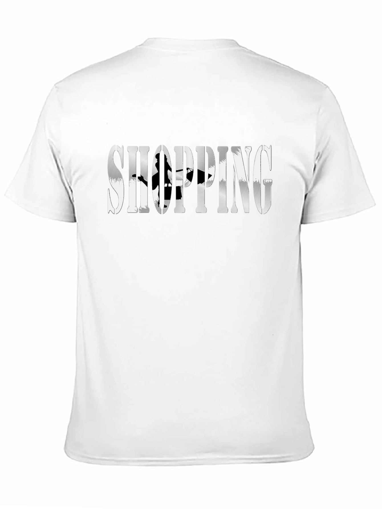 Black Shopping Graphic T-Shirt view 11