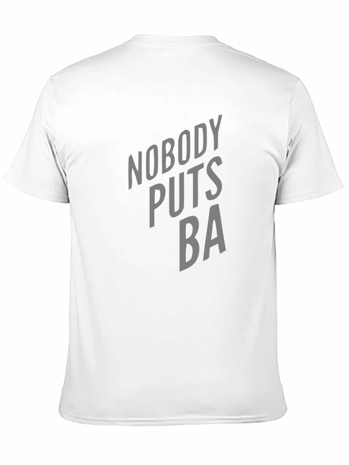 Black Nobody Puts BA T-Shirt - Classic Movie Tee view 11