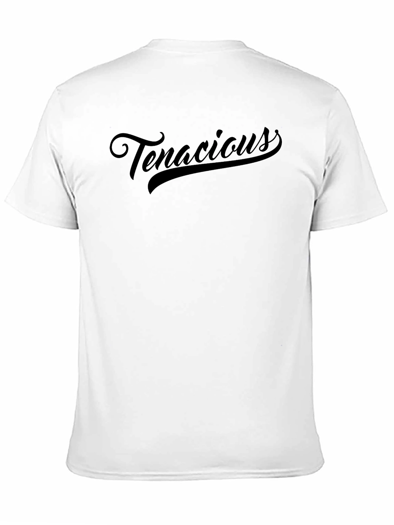 Black Tenacious Graphic Tee - Classic Black T-Shirt view 11