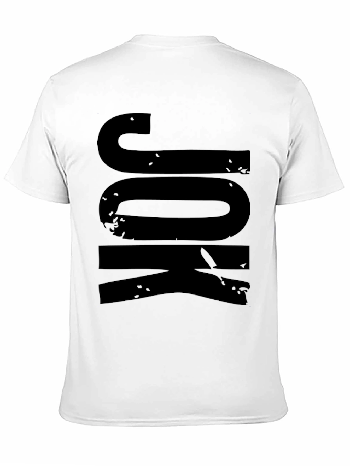 Black JOK Graphic Print Crew Neck T-Shirt view 11