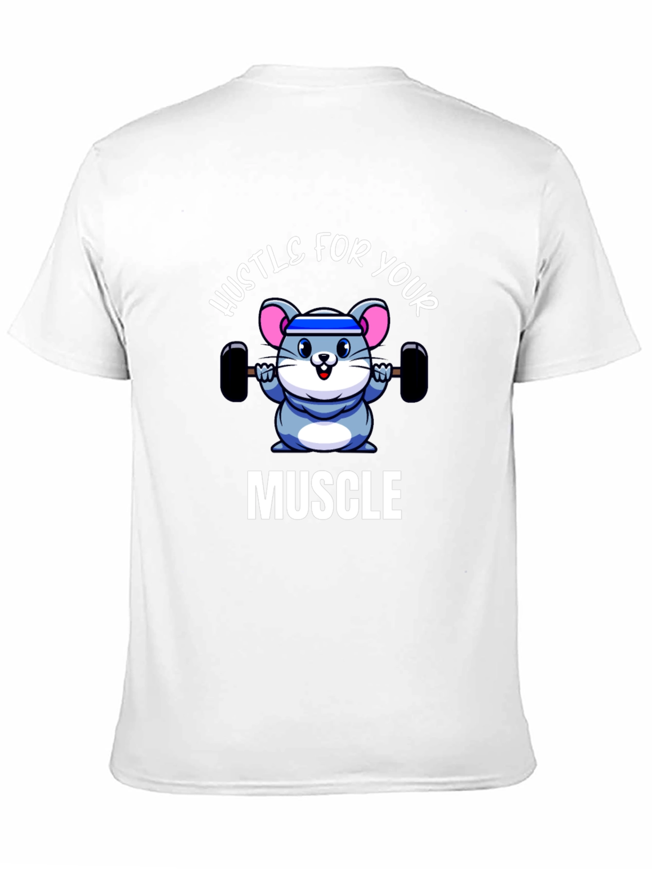 Black Hustle for Your Muscle T-Shirt view 11
