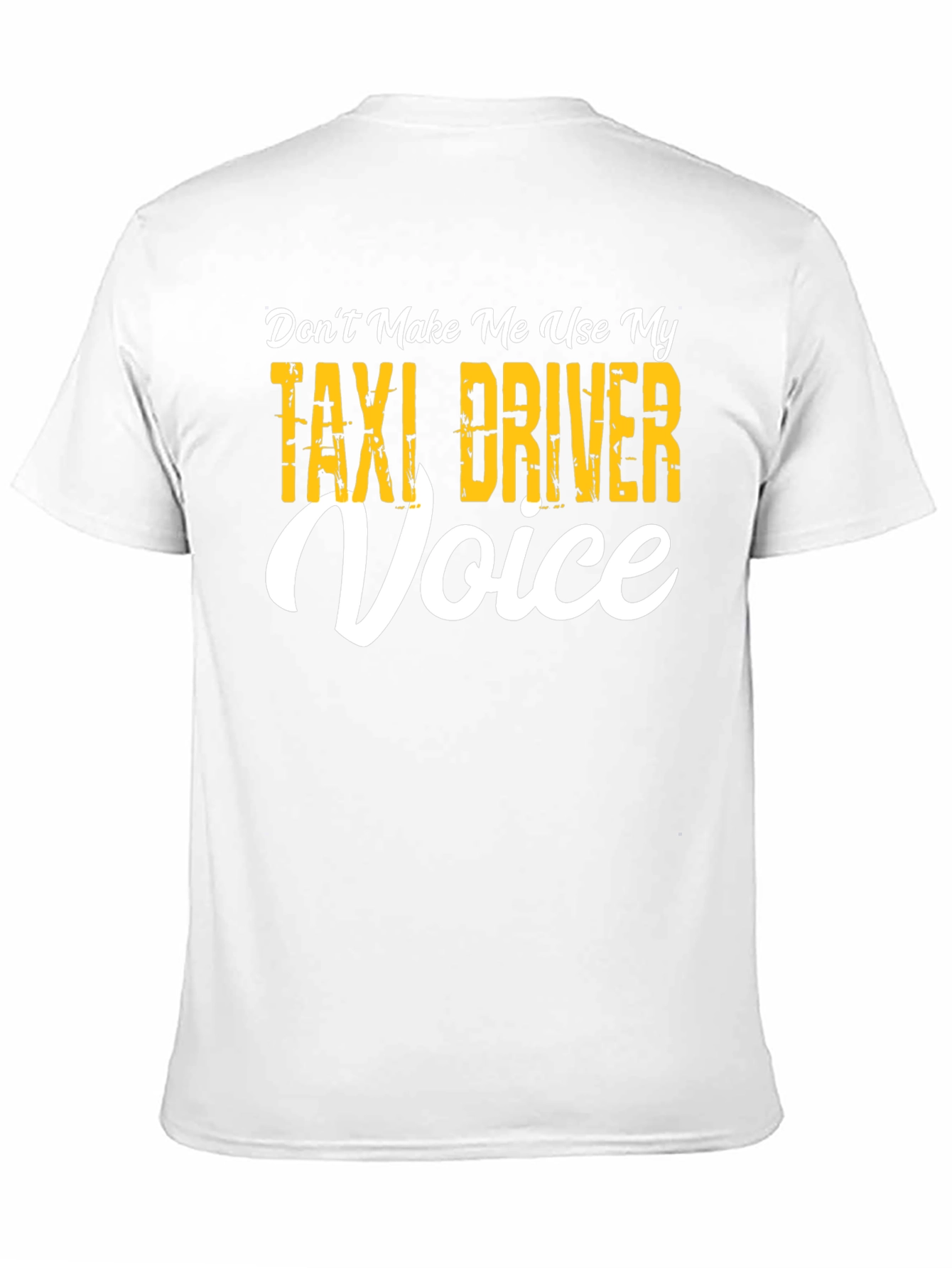 Black Taxi Driver Voice T-Shirt view 11