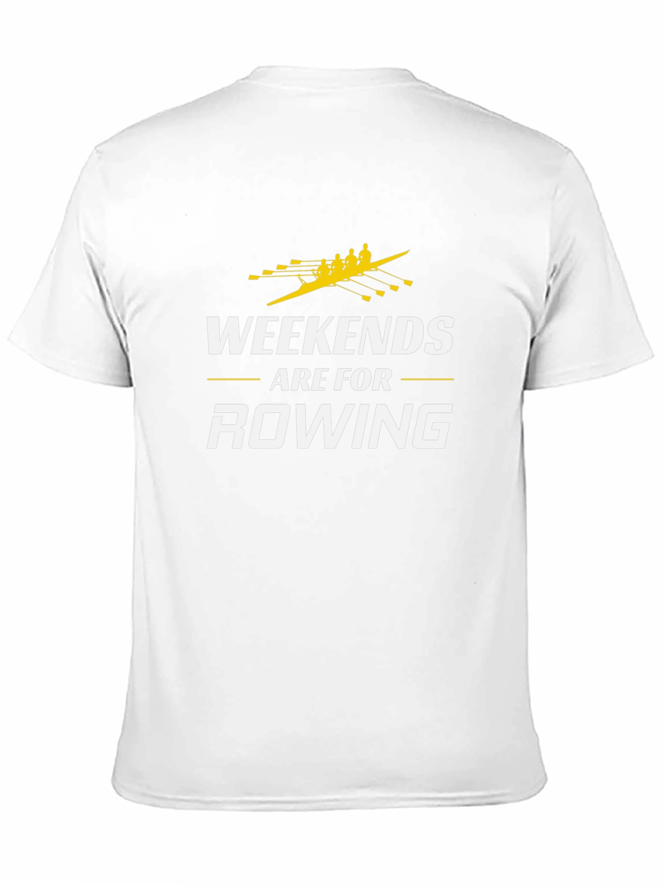 Black Weekends are for Rowing T-Shirt view 11