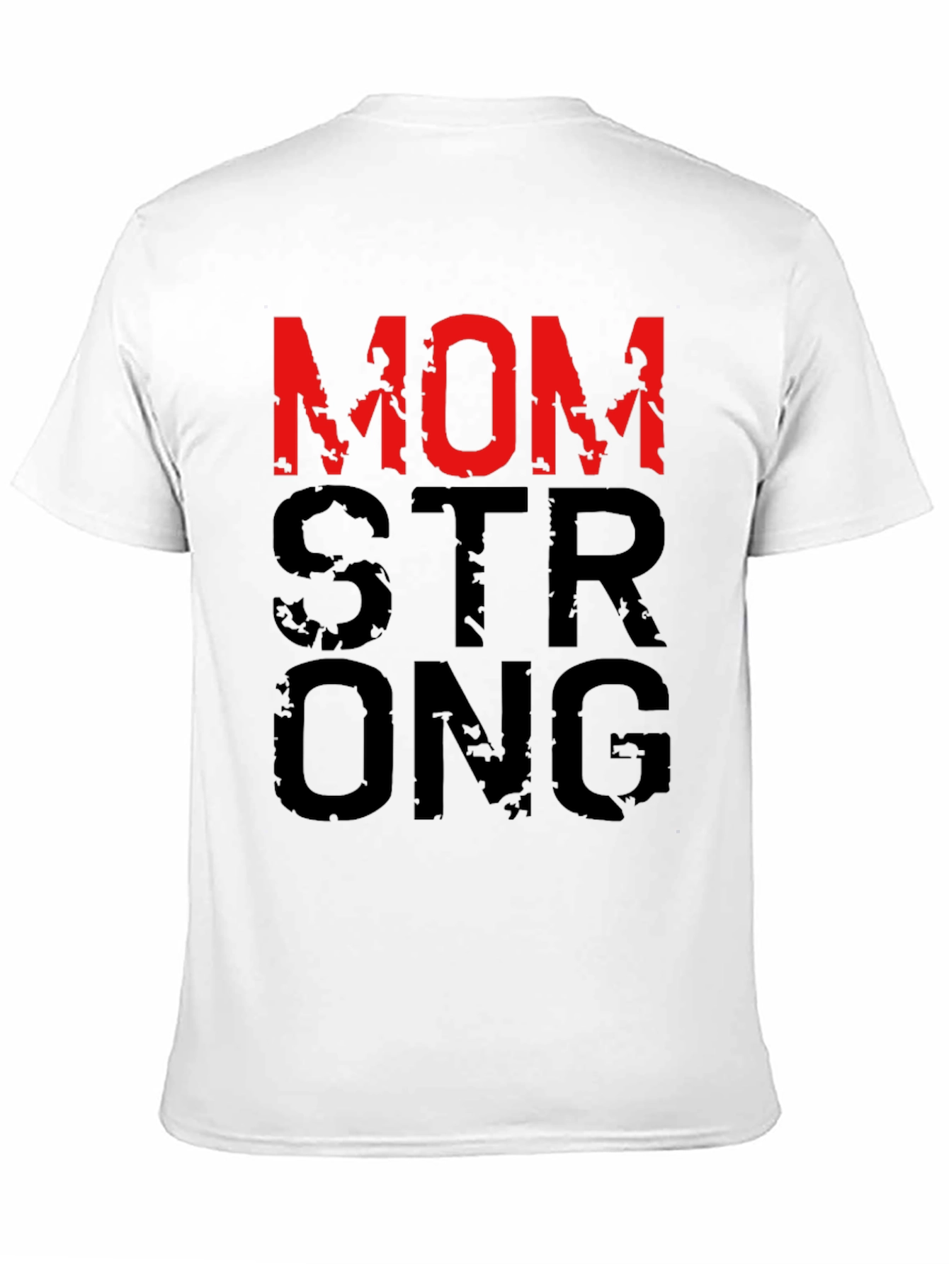 Mom Strong Graphic T-Shirt - Black - 11