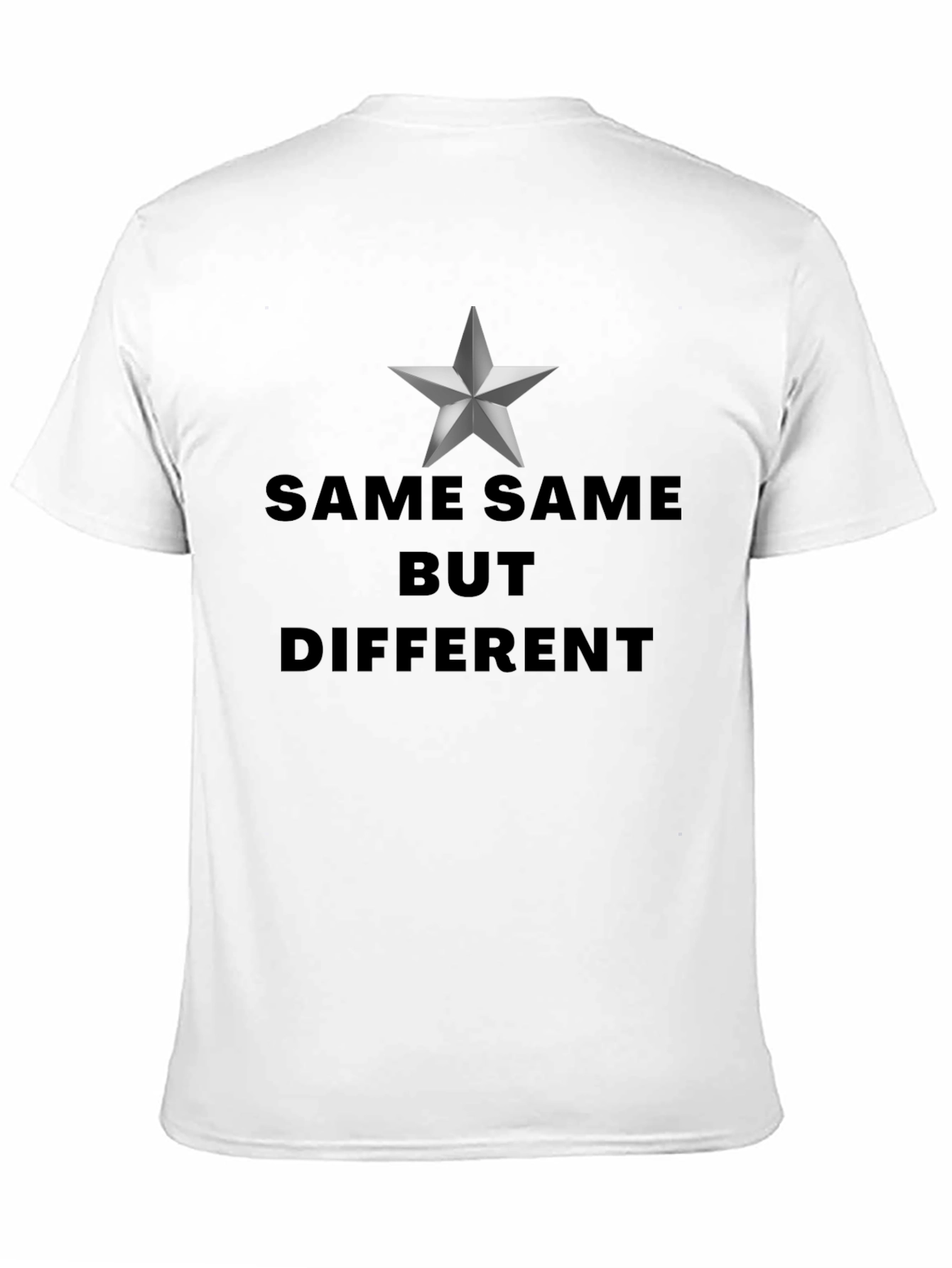 Black Same Same But Different Graphic Tee - Black Cotton Blend view 11