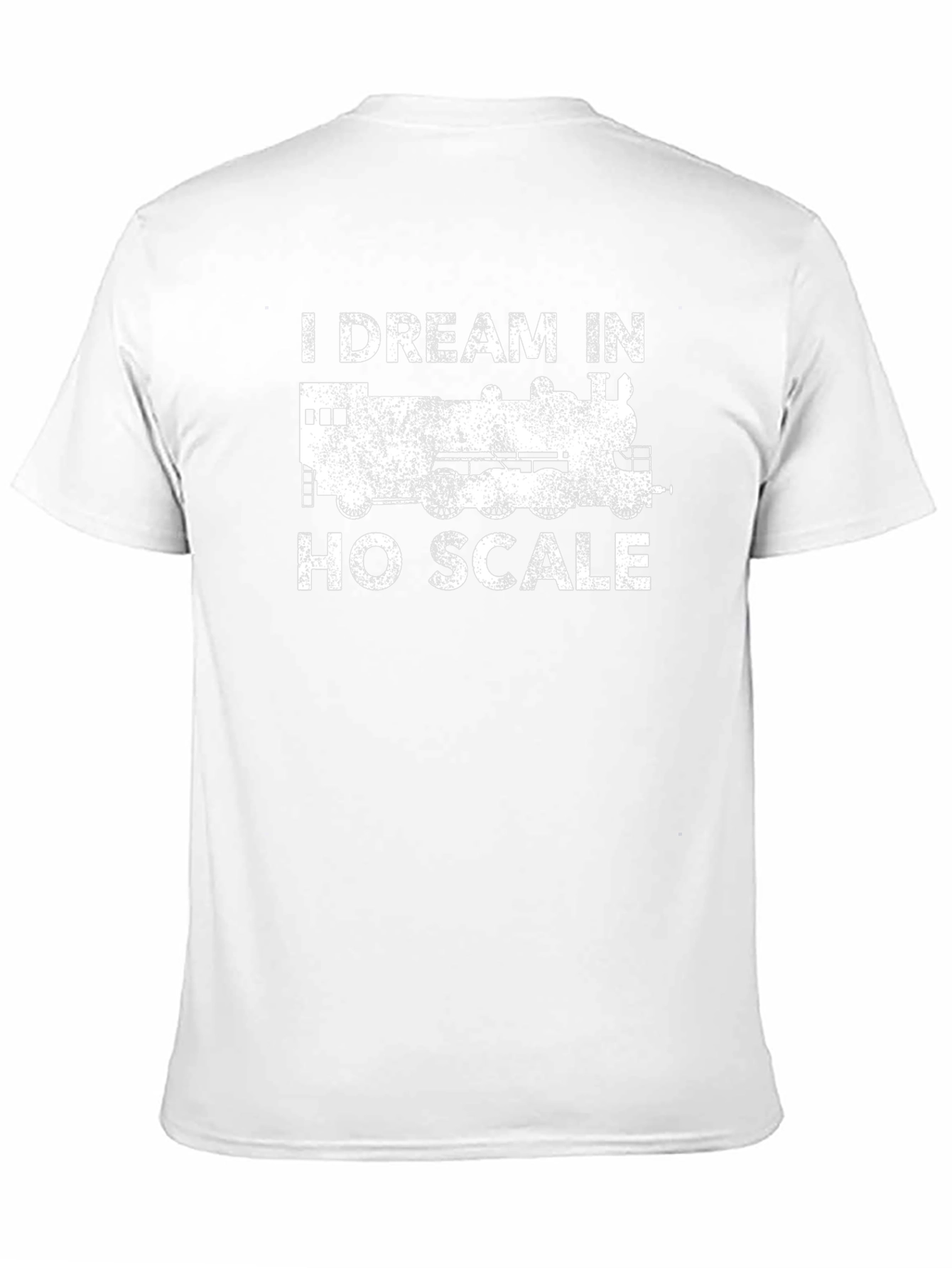 Black I Dream in HO Scale Train T-Shirt view 11