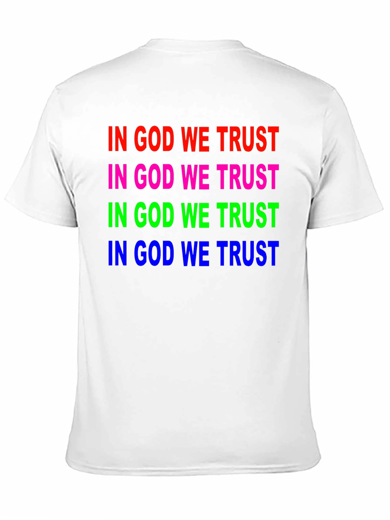 Black In God We Trust Graphic T-Shirt - Unisex view 11