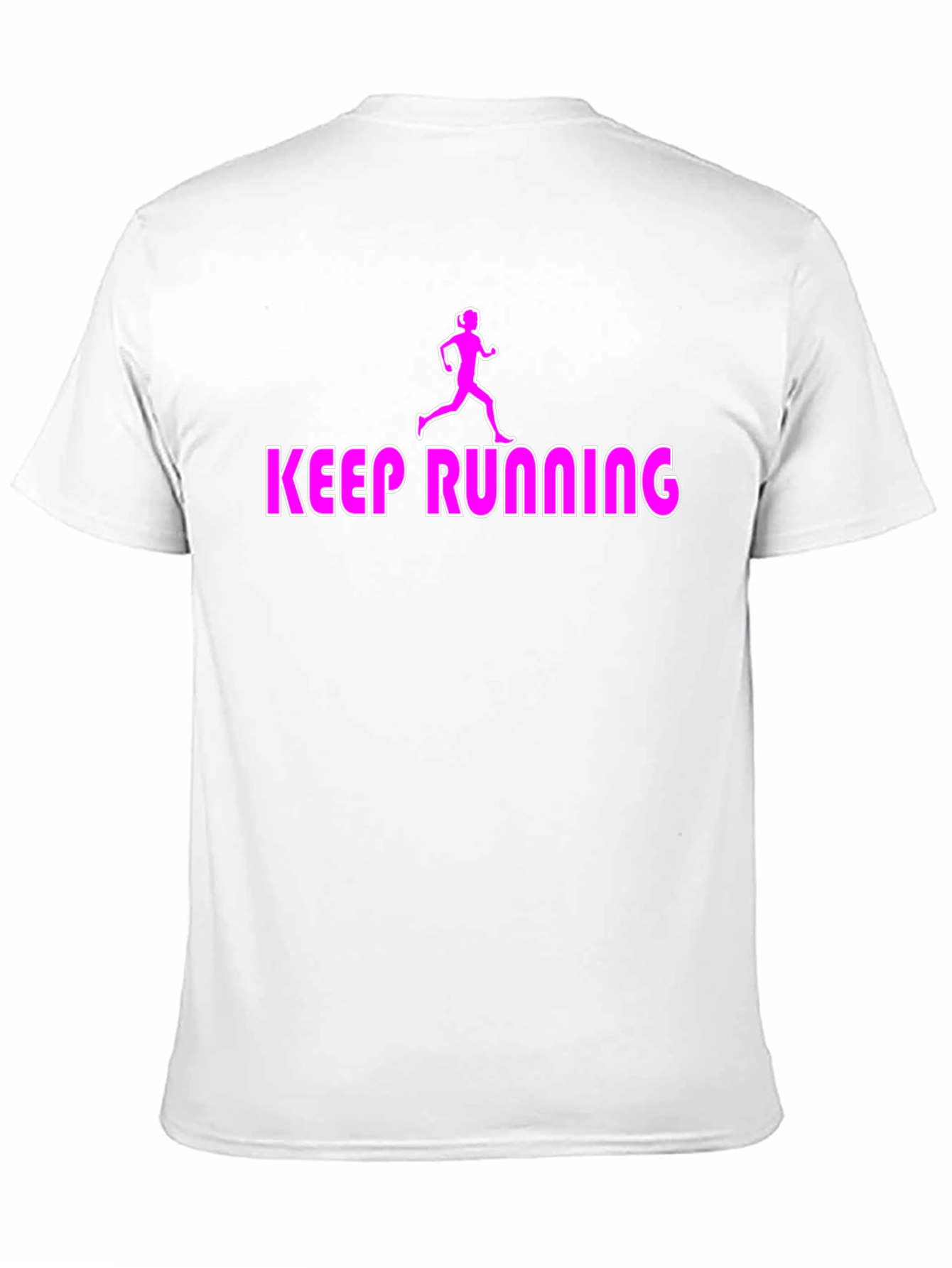 Black Keep Running Graphic Tee - Black view 11