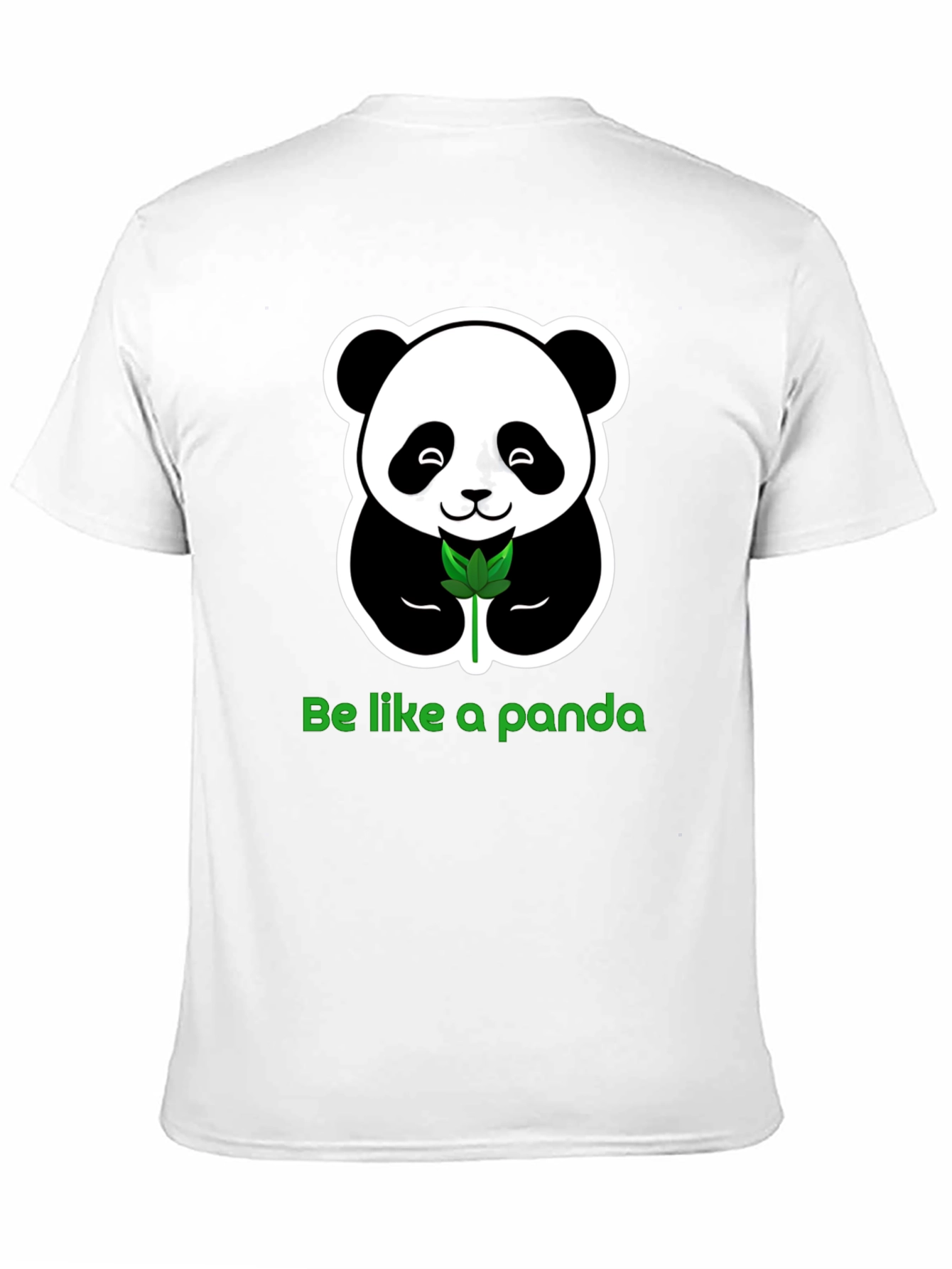 Black Be Like a Panda Graphic Tee - Relaxed Fit view 11