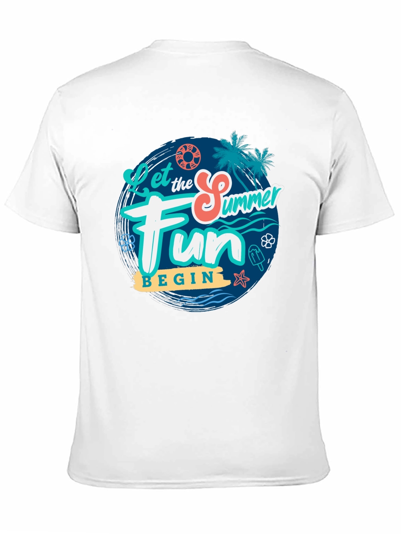 Black Summer Fun Graphic Tee - Unisex view 11