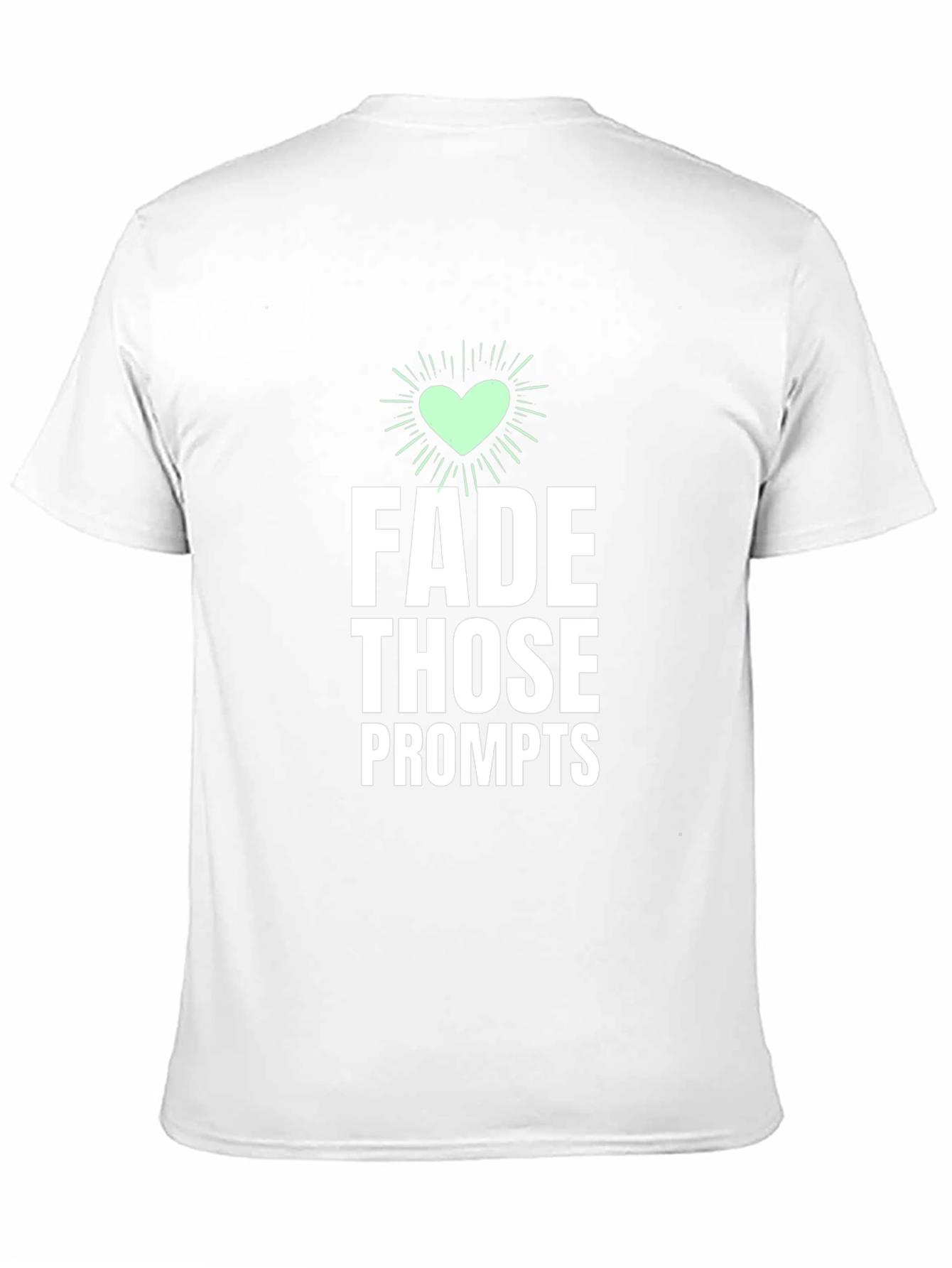 Black Fade Those Prompts Graphic Tee view 11