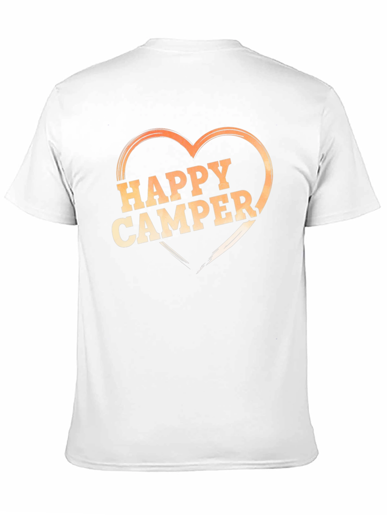 Black Happy Camper Heart Graphic T-Shirt - Black view 11