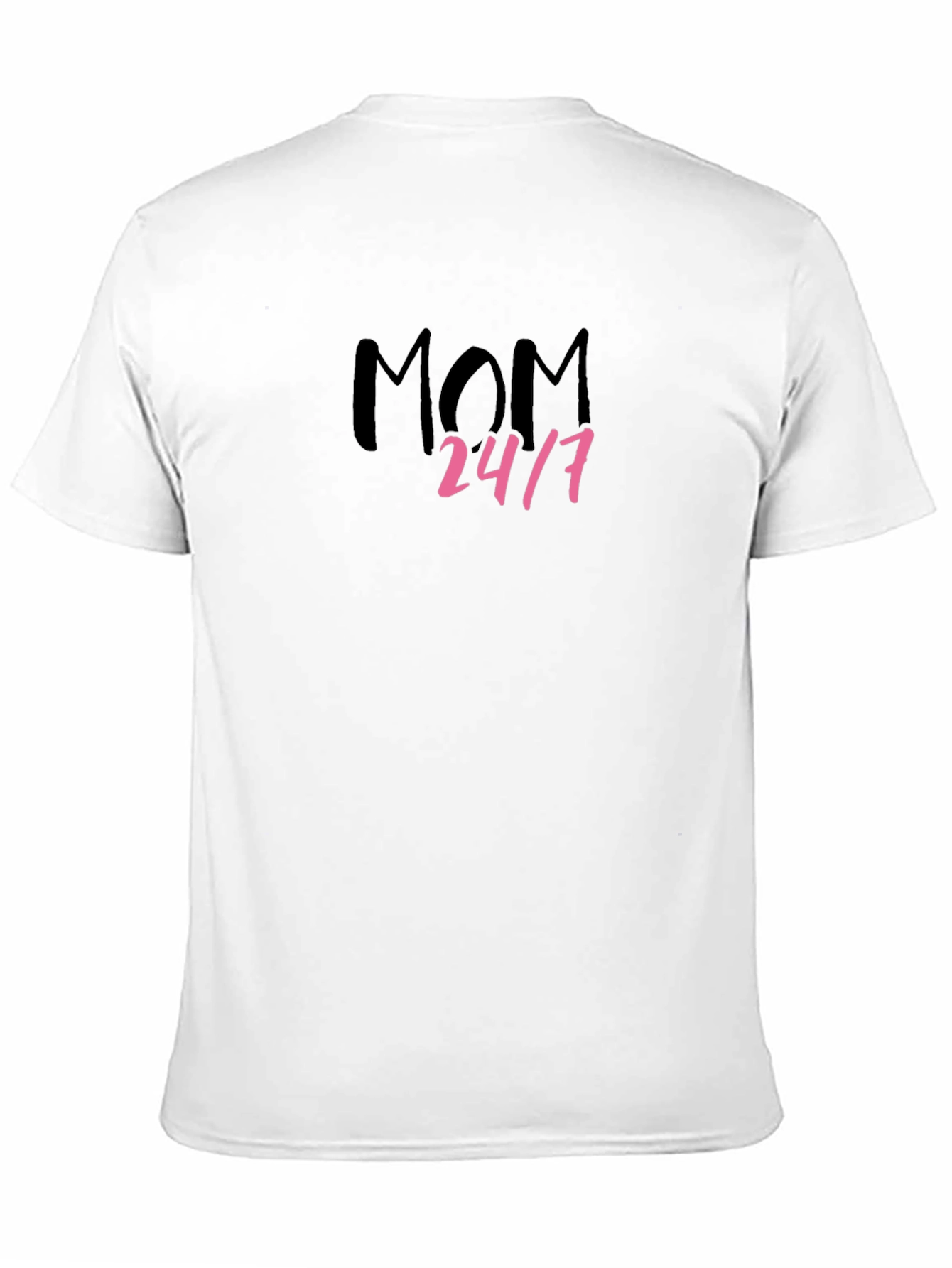 Black Mom 24/7 Black Graphic Tee view 11