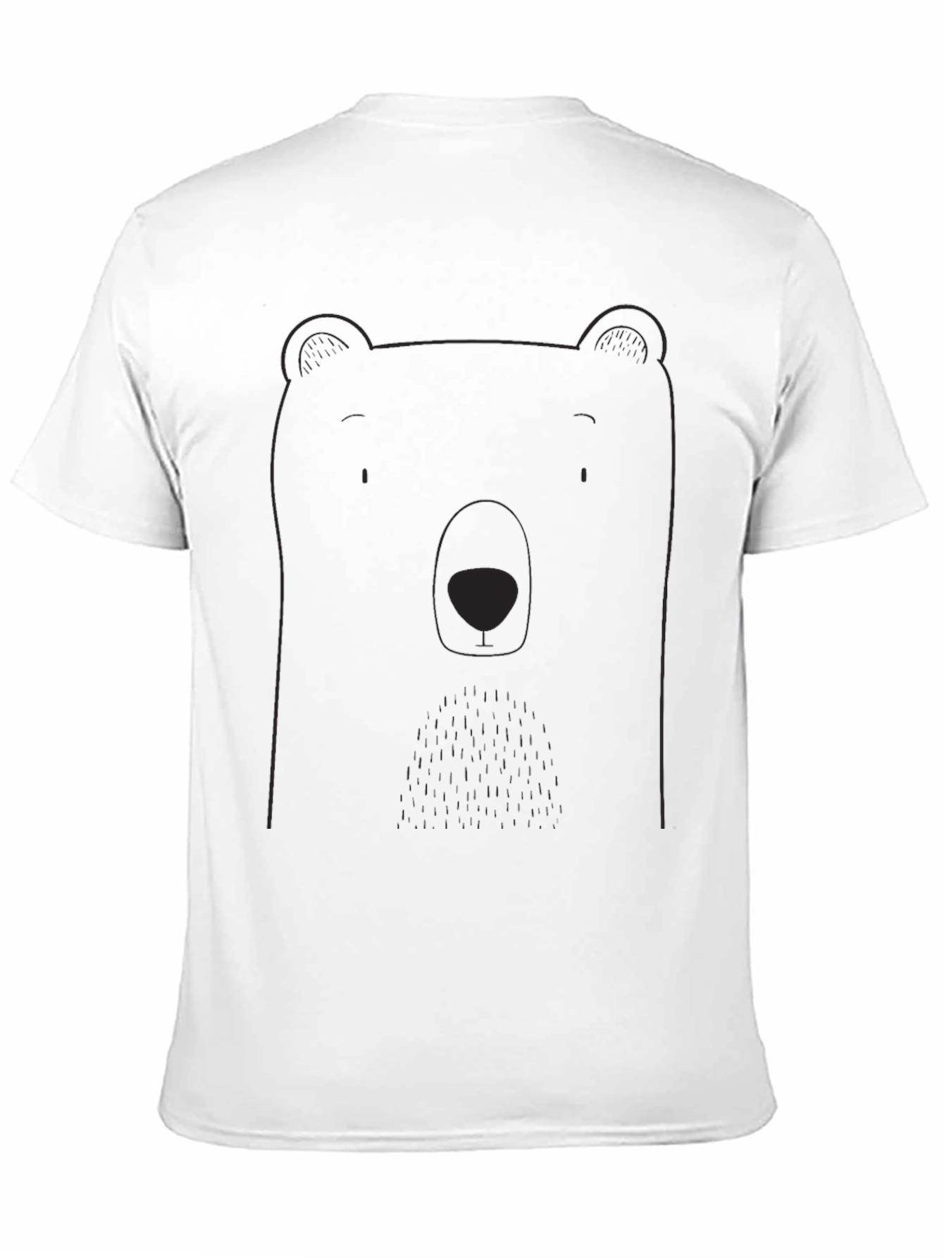 Black Bear Graphic Tee - Men's Black Casual Shirt view 11