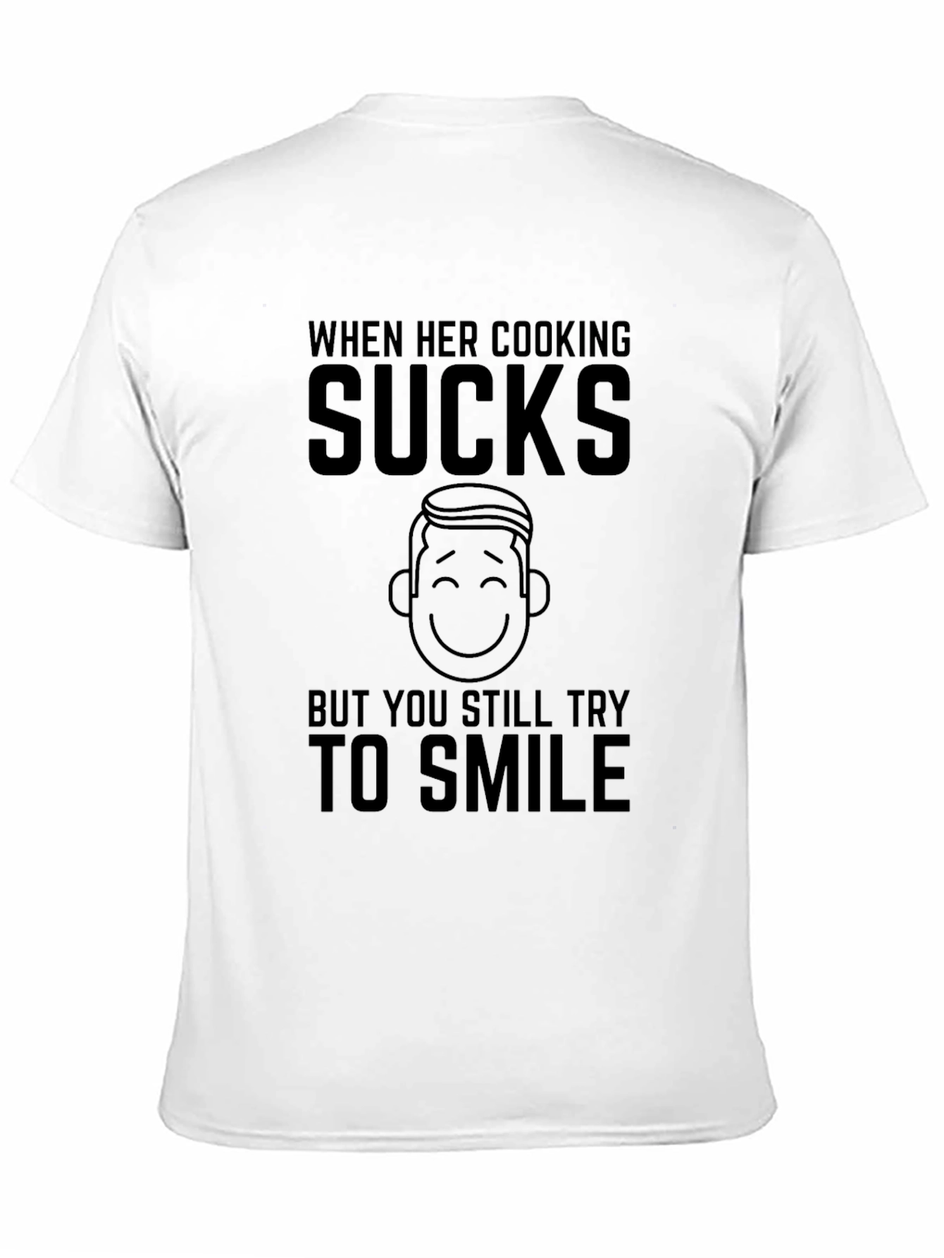 Black Cooking Sucks Humor T-Shirt - Men's Black Tee view 11