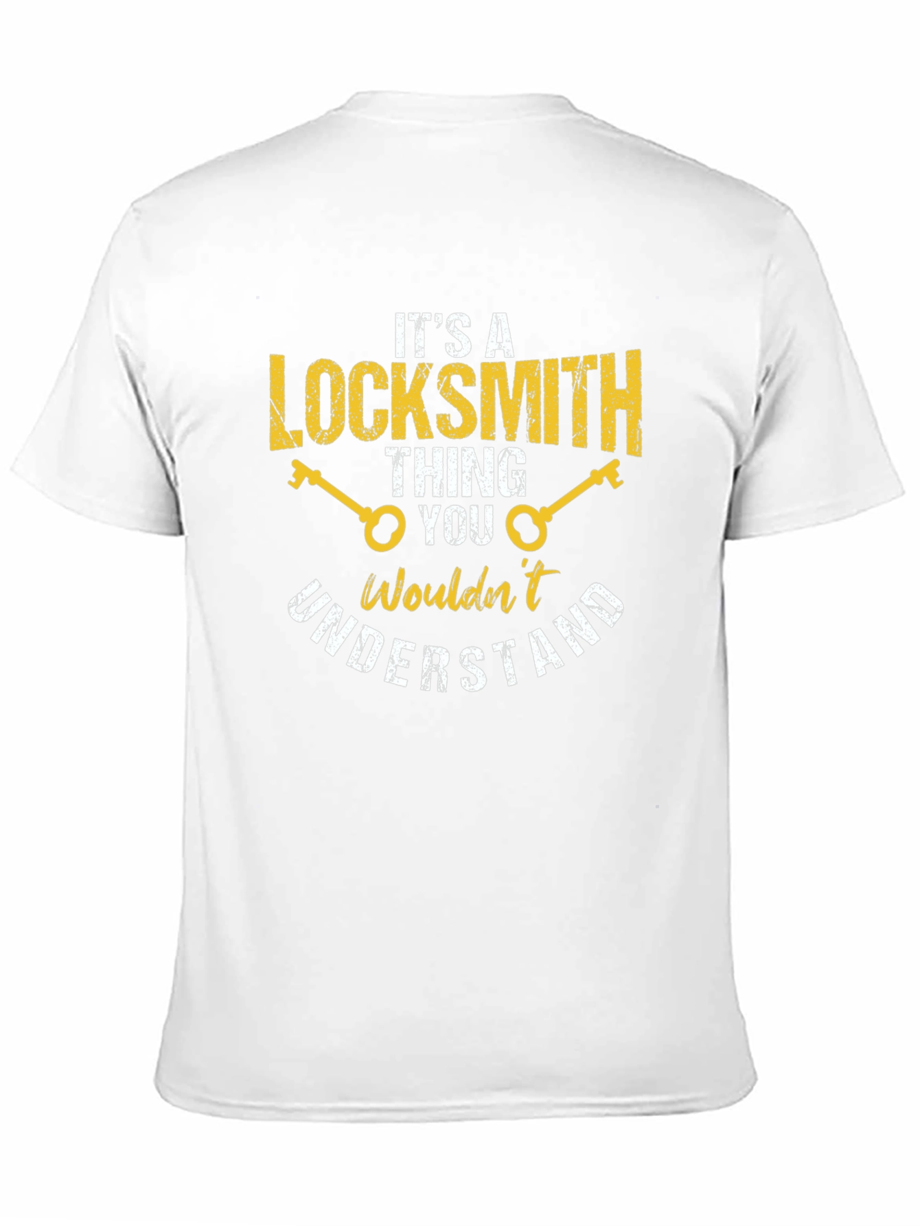 Black Locksmith Thing T-Shirt - Funny Profession Tee view 11