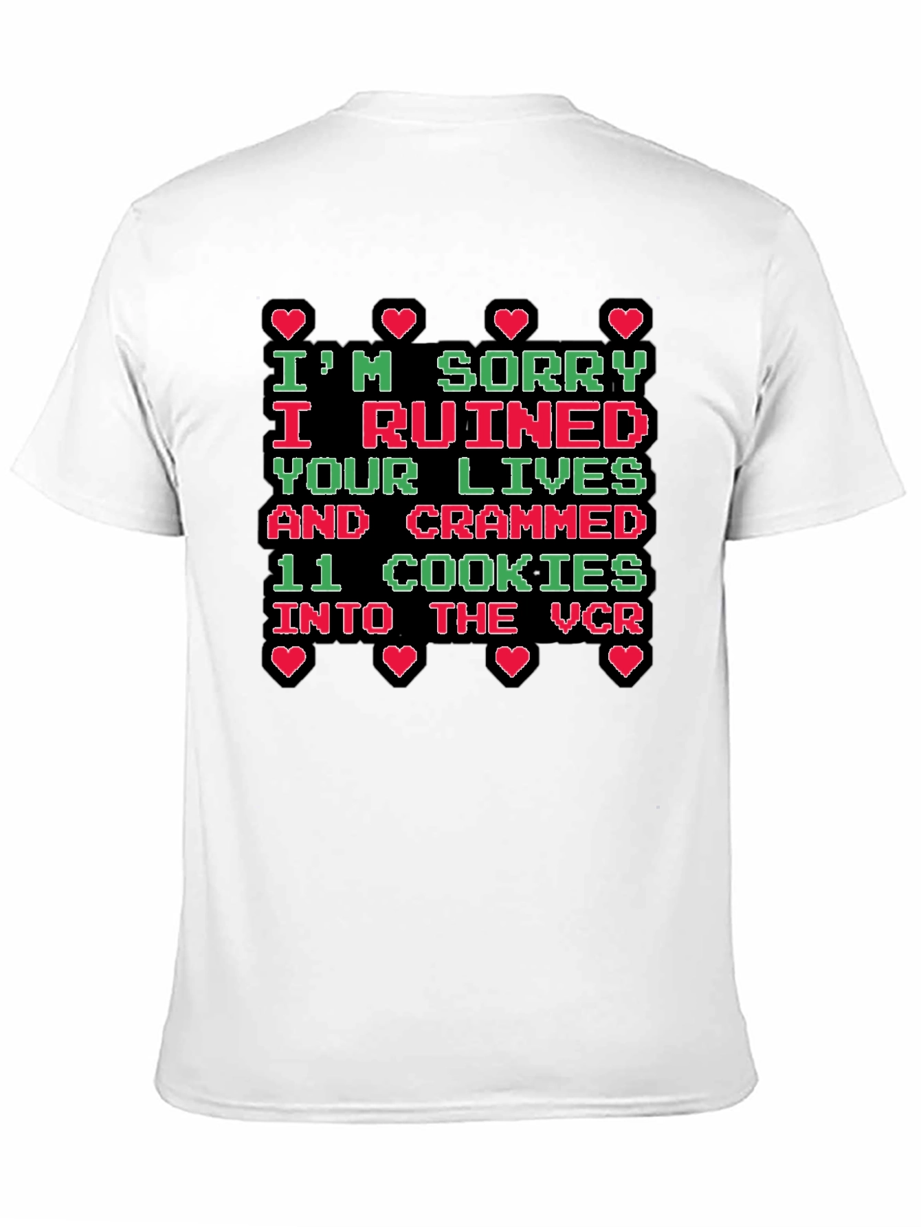 Black I'm Sorry Funny Graphic Tee view 11