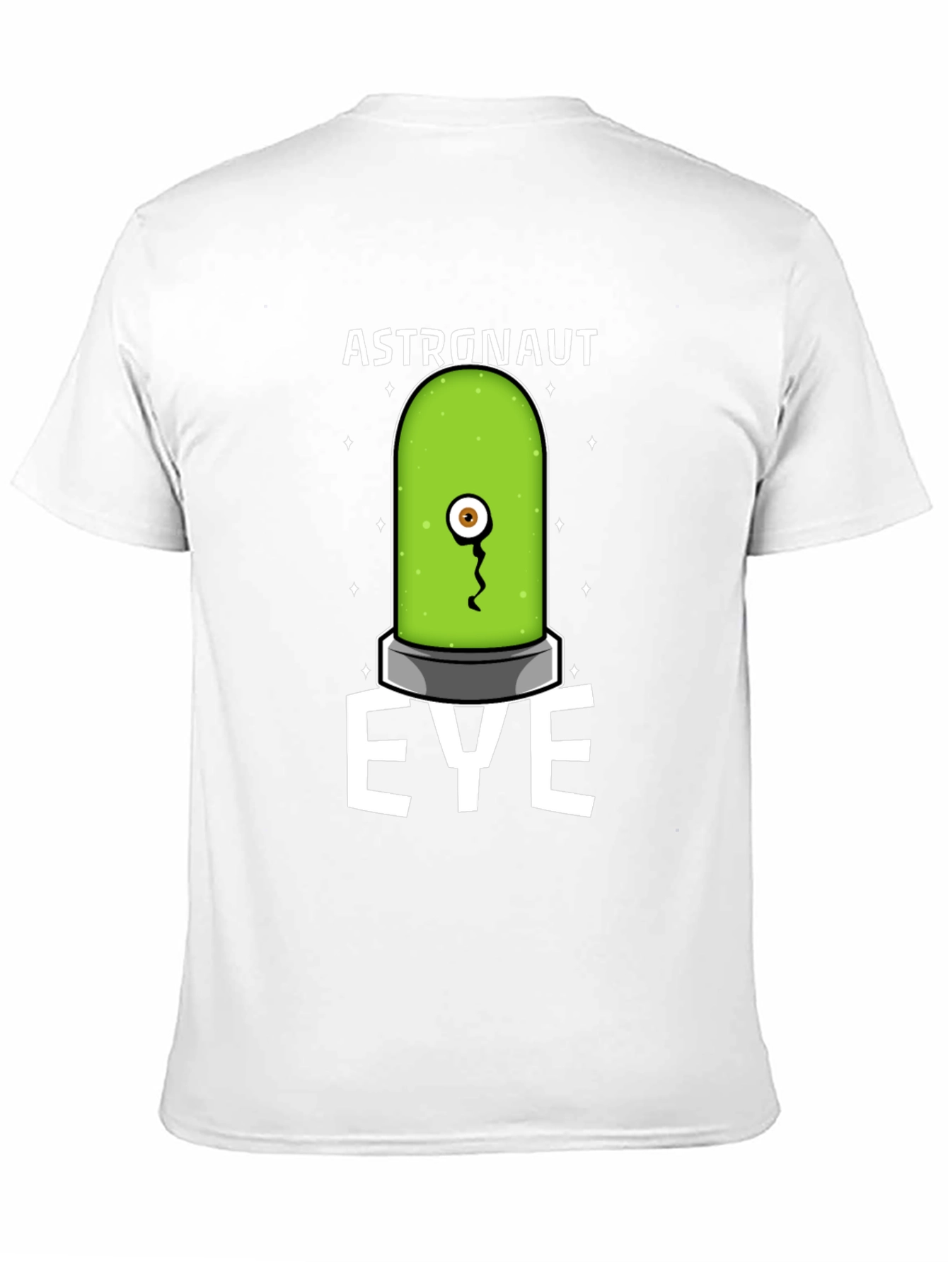 Black Astronaut Eye T-Shirt - Quirky Graphic Tee view 11