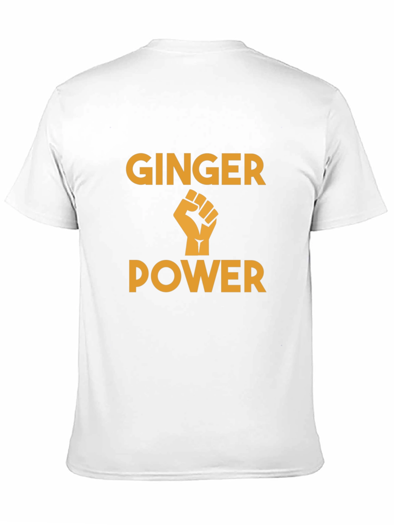 Black Ginger Power T-Shirt - Black Graphic Tee view 11