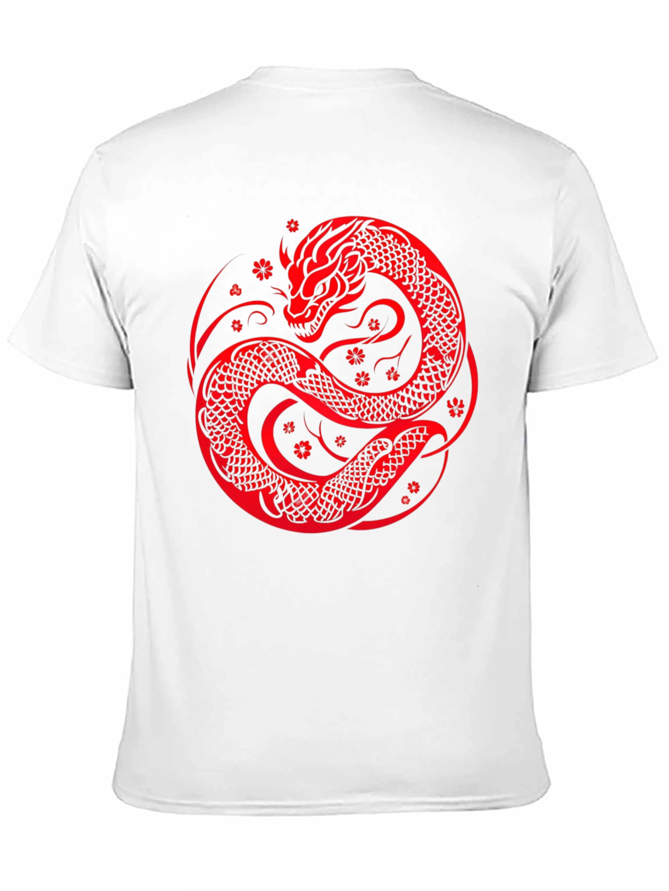 Black Dragon Circle Graphic Tee view 11