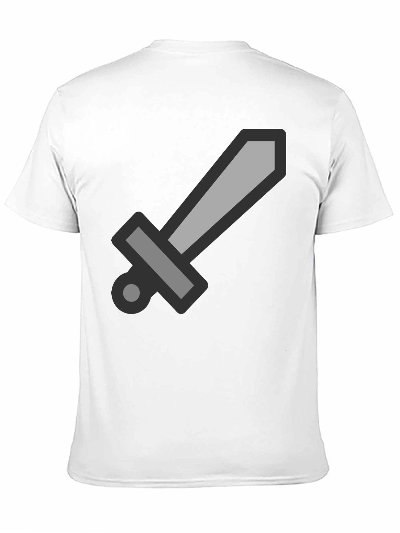 Black Sword Graphic Tee - Stylish Black Cotton T-Shirt view 11