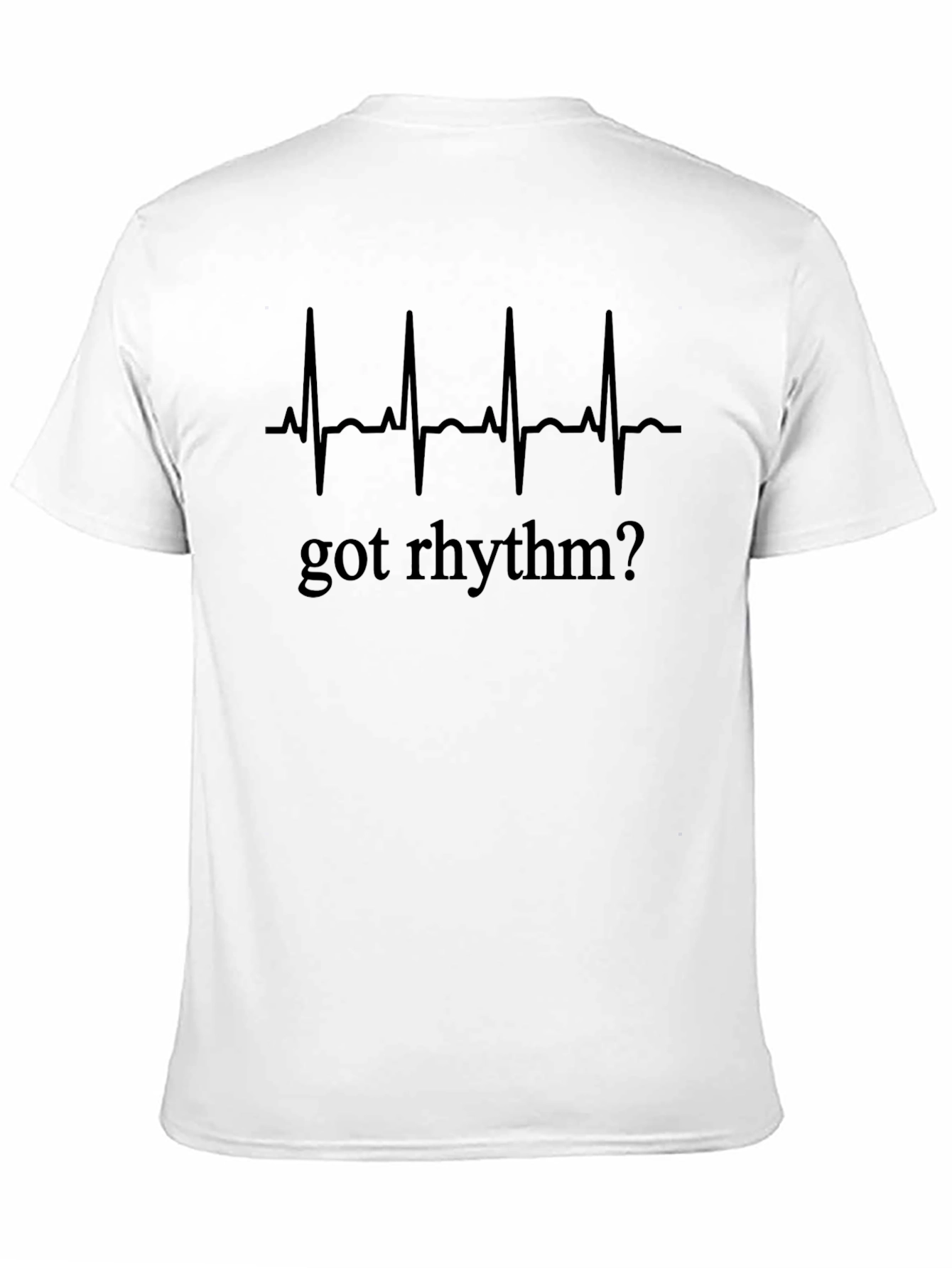 Black Got Rhythm? Graphic Tee - Mens Black T-Shirt view 11