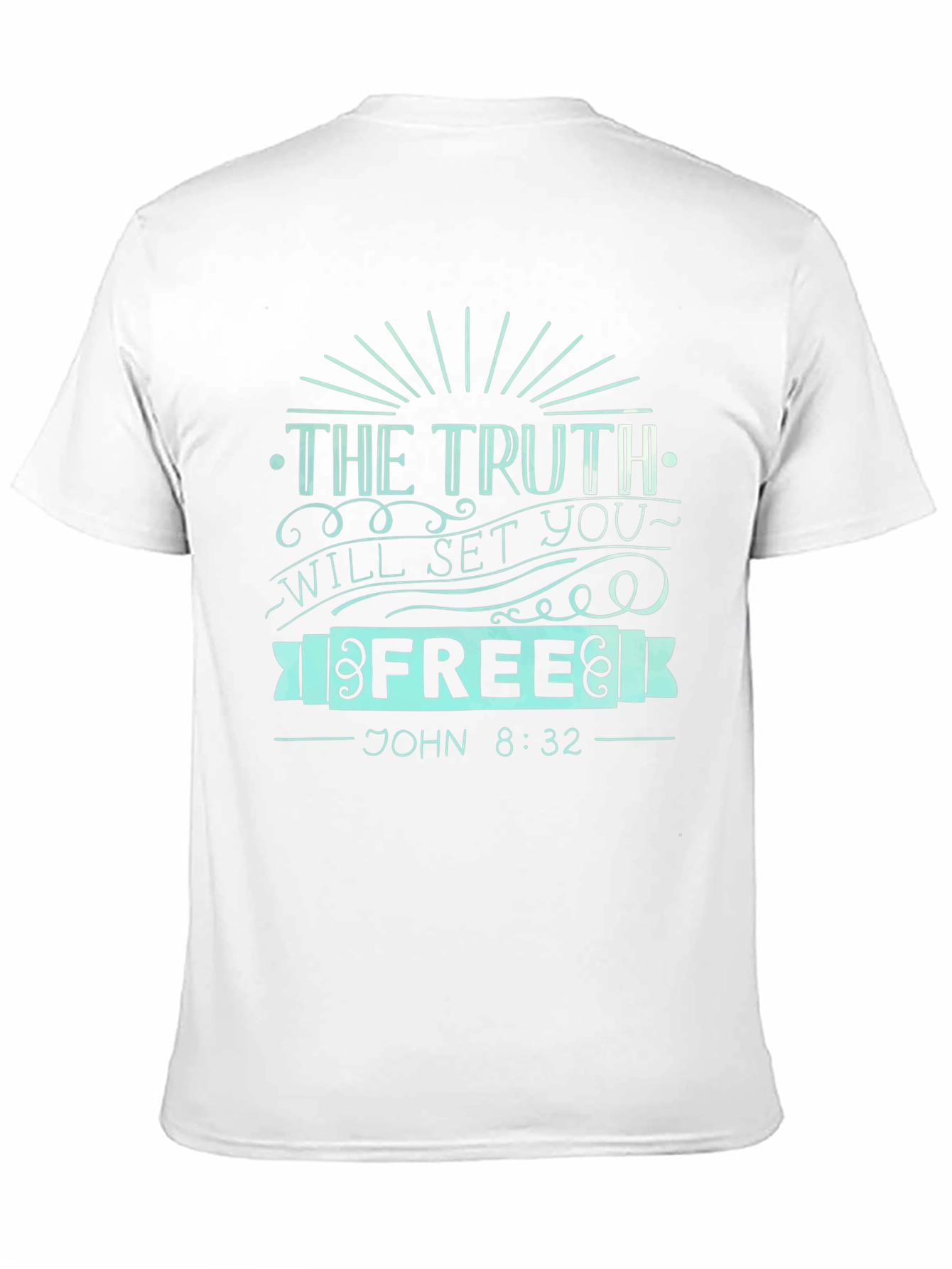 Black The Truth Will Set You Free Graphic Tee view 11