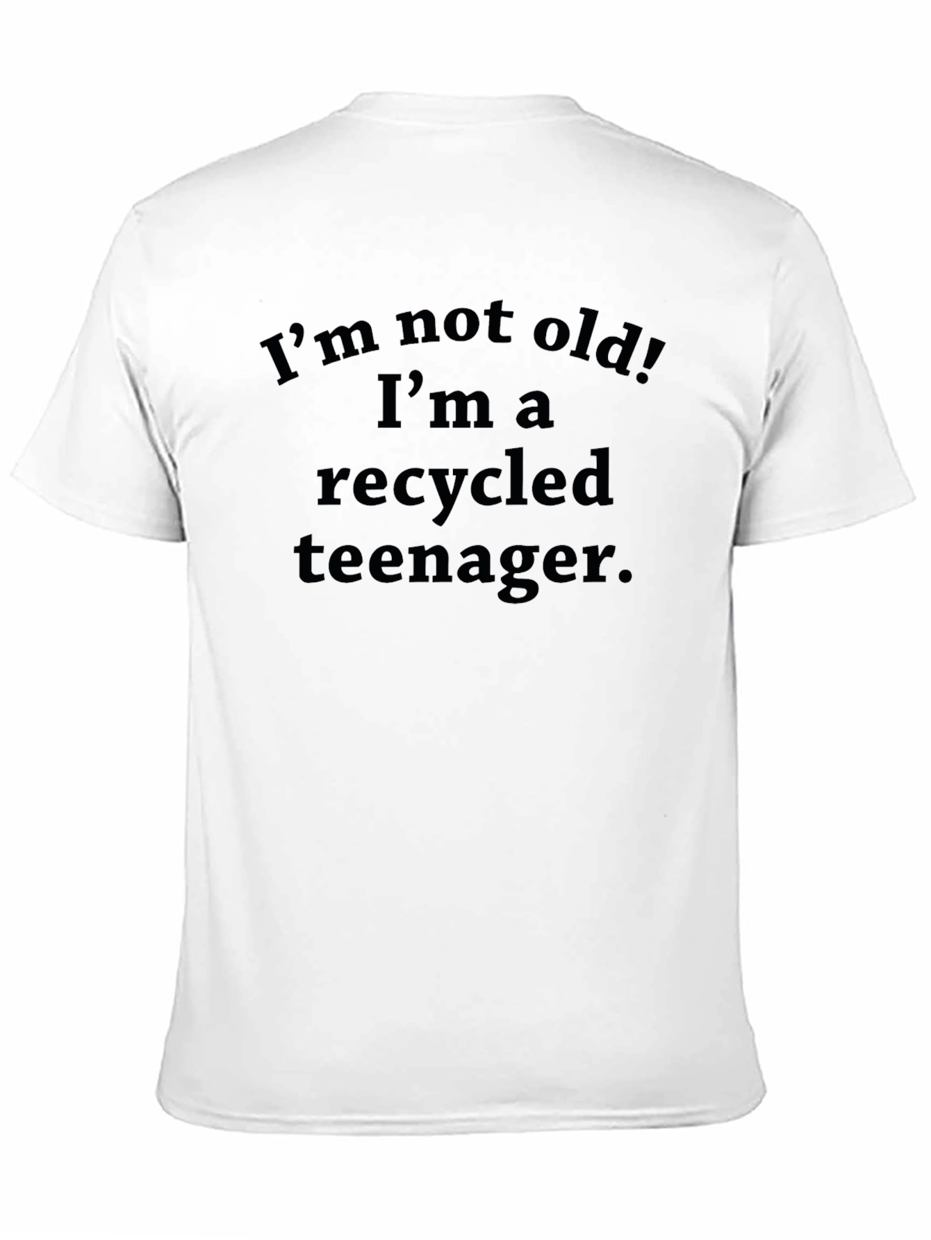 Black Recycled Teenager Funny Graphic T-Shirt view 11