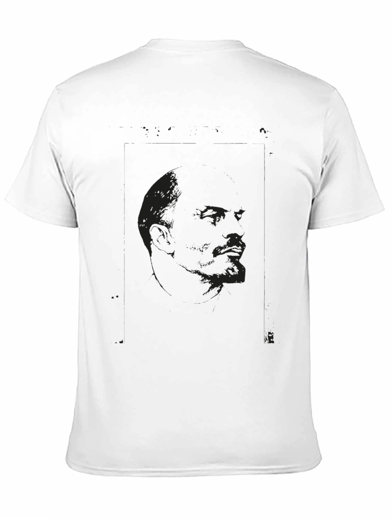 Black Men's Black Graphic Print T-Shirt view 11