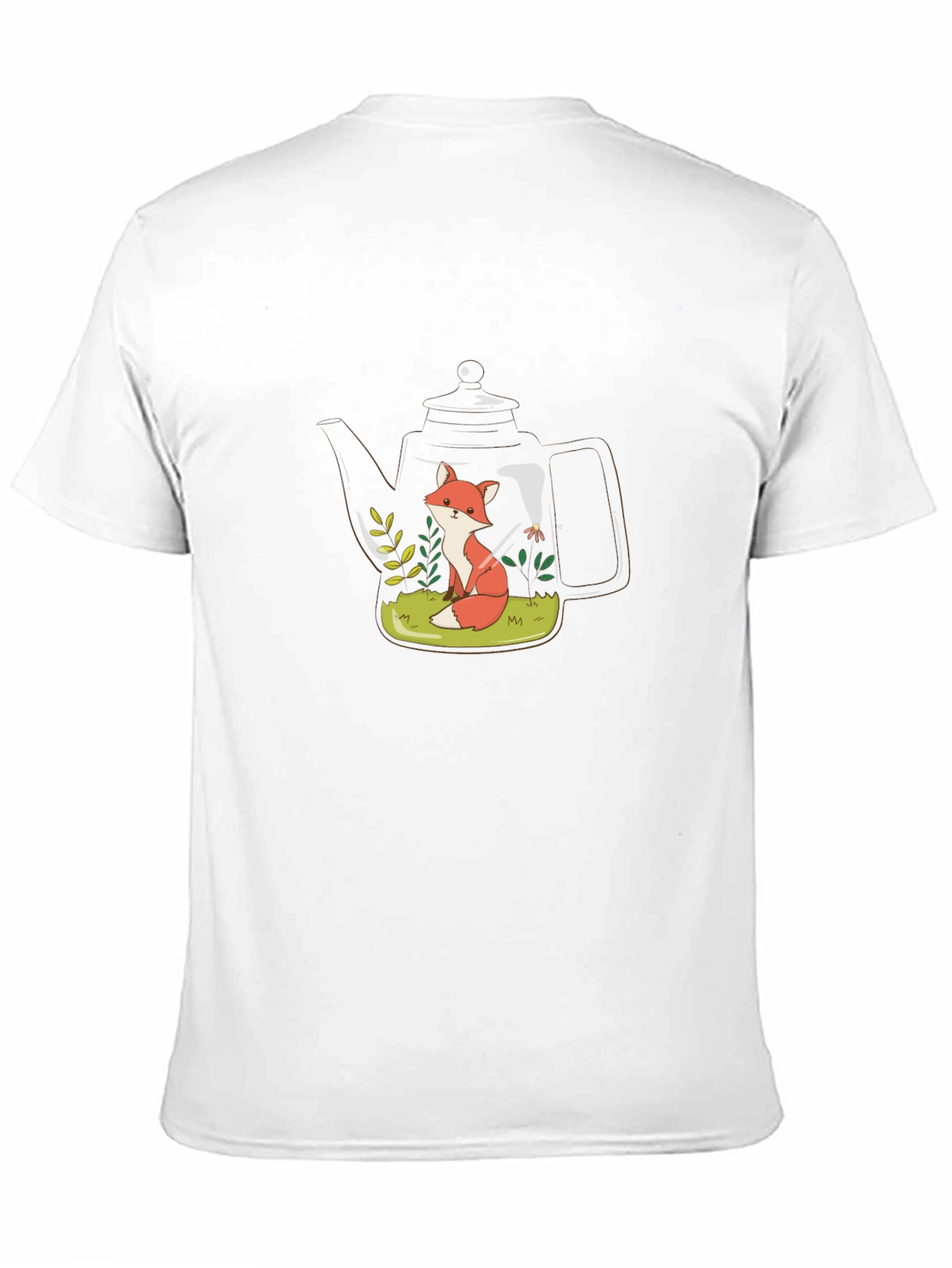 Black Fox Teapot Graphic Tee view 11