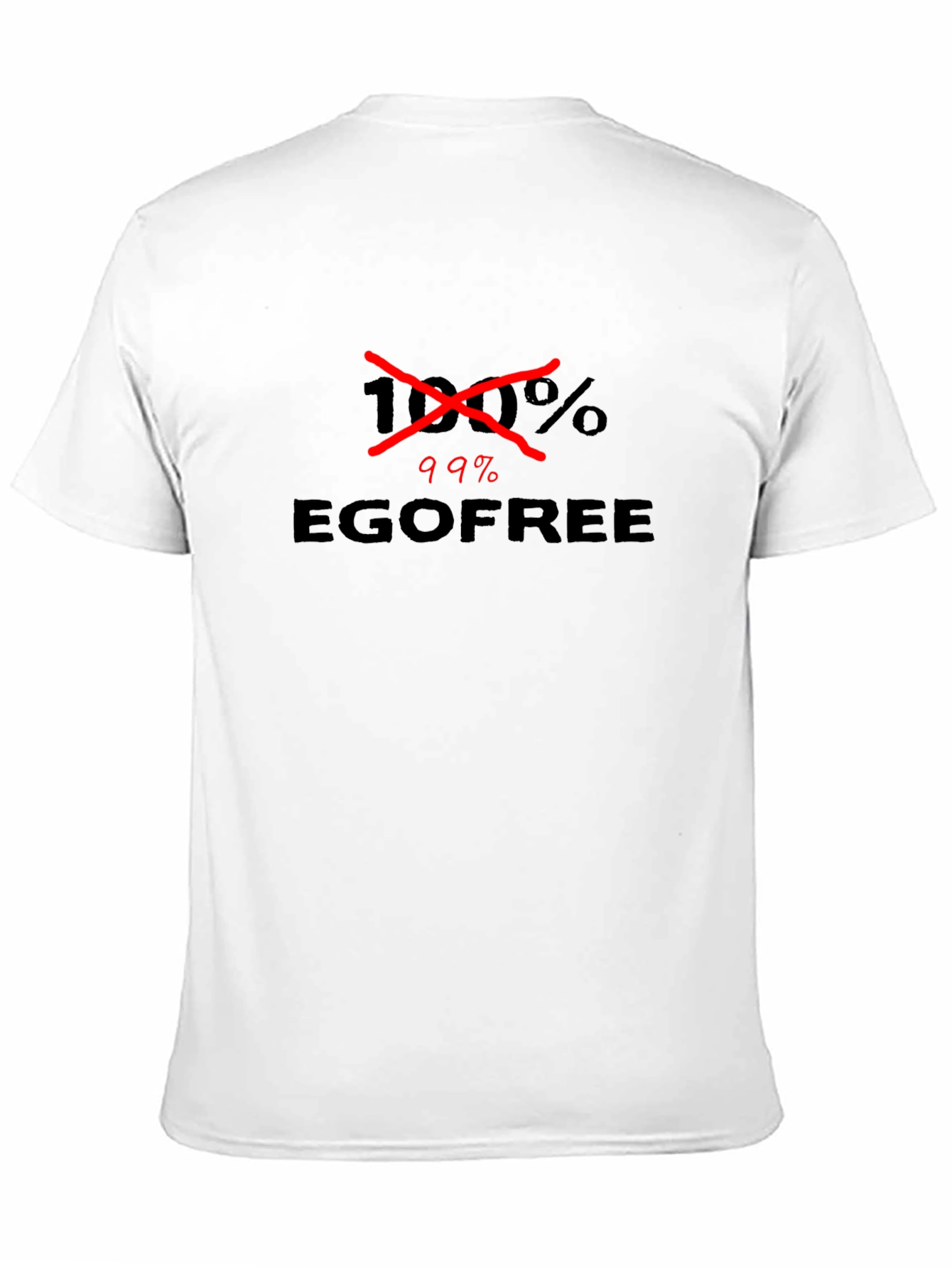 Black Ego Free Humor T-Shirt view 11