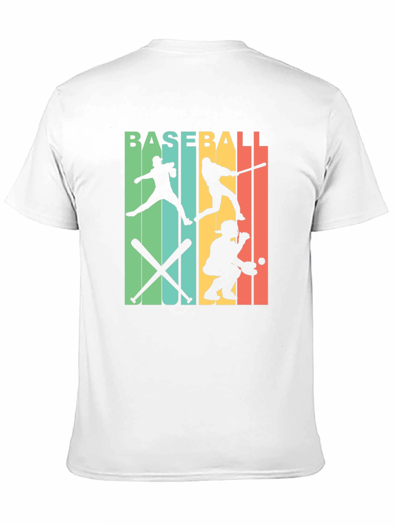 Black Retro Baseball T-Shirt view 11